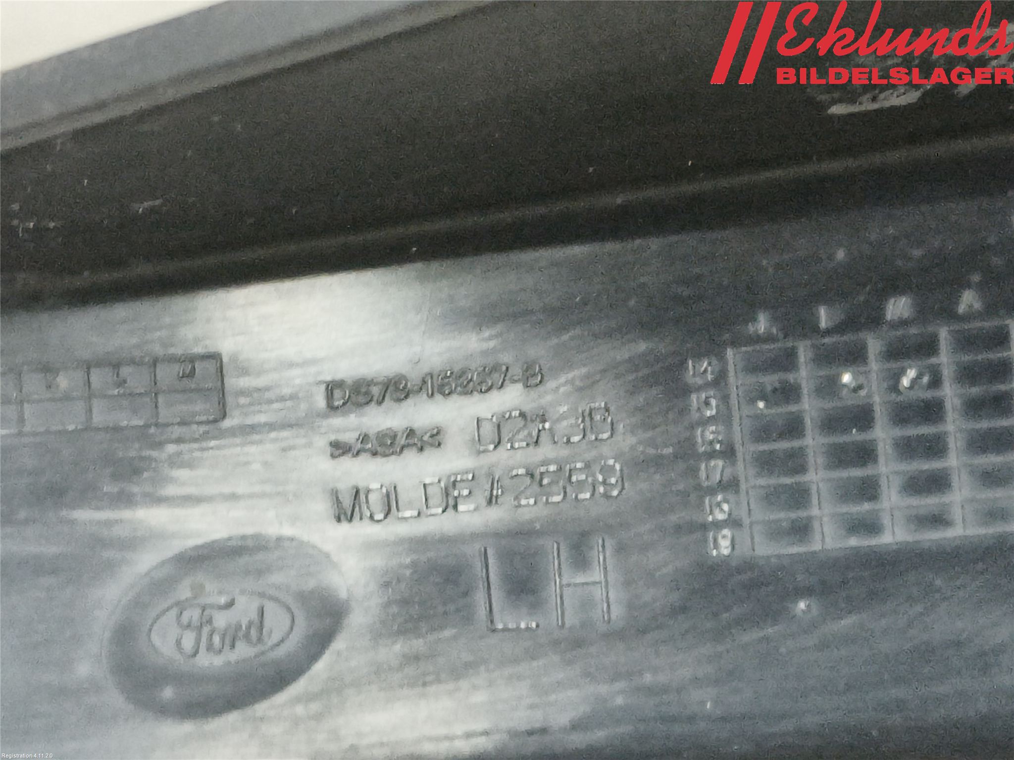 Ford MONDEO 15-22 Dimljussarg Fram