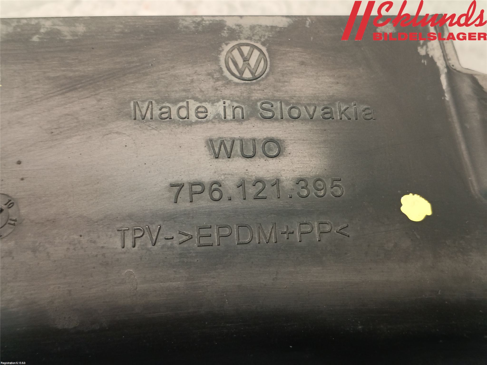 Volkswagen VW TOUAREG 7P 11-18 Deflektor Plåt-Plast Kylning