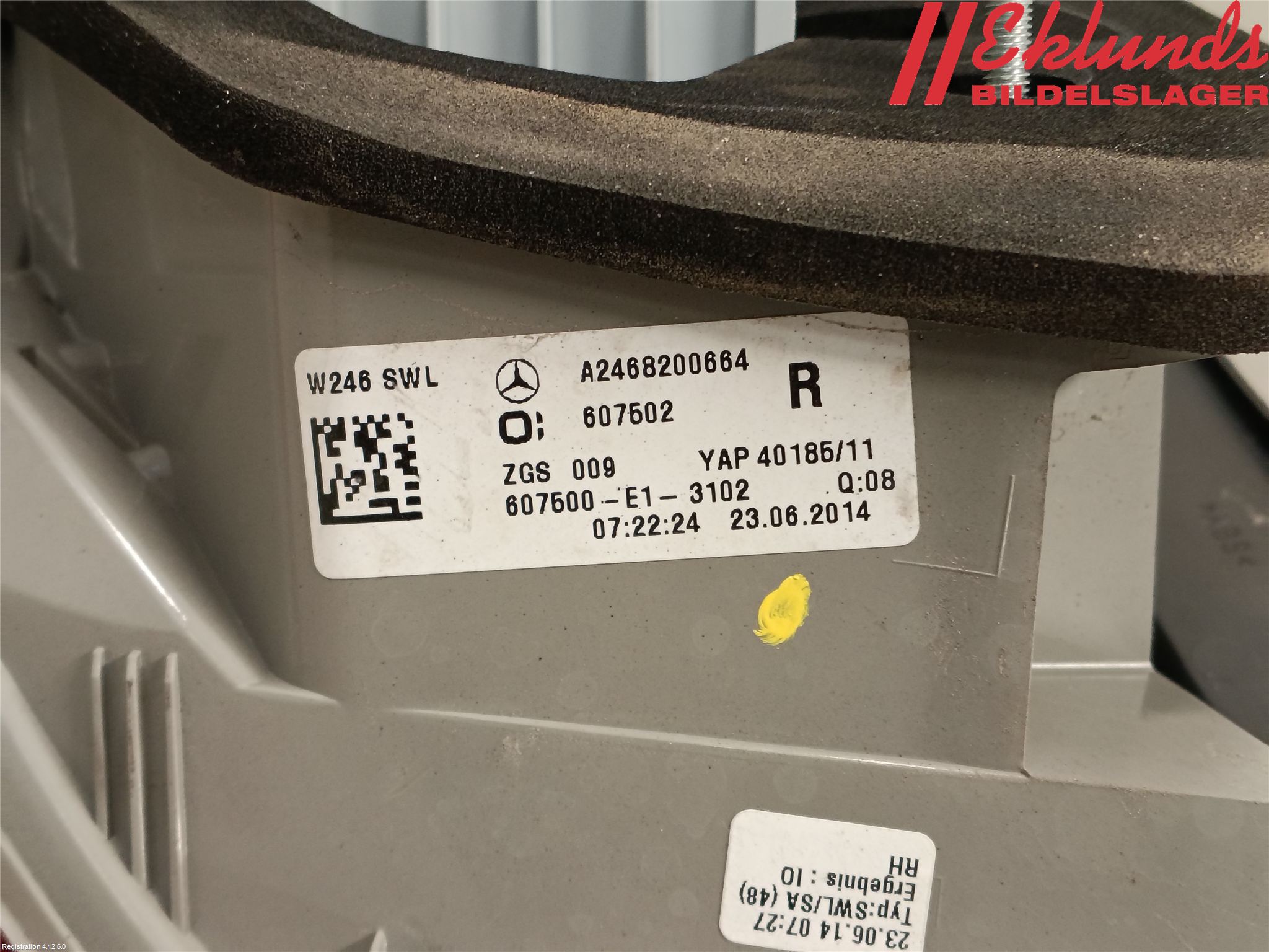 Mercedes-Benz MB B-KLASS (W246/W242) 12-19 Bakljus Höger