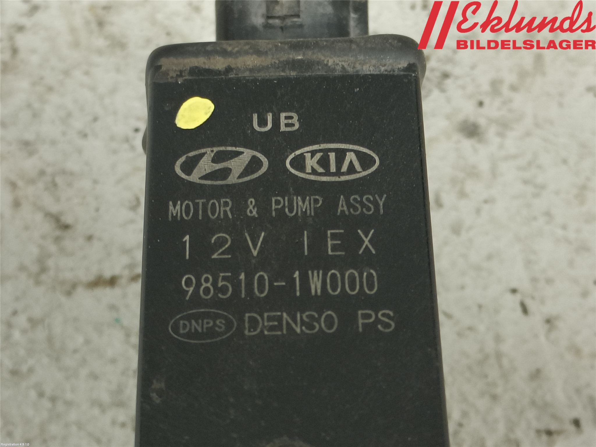 Hyundai i40 08-15 Spolarpump Vindruta