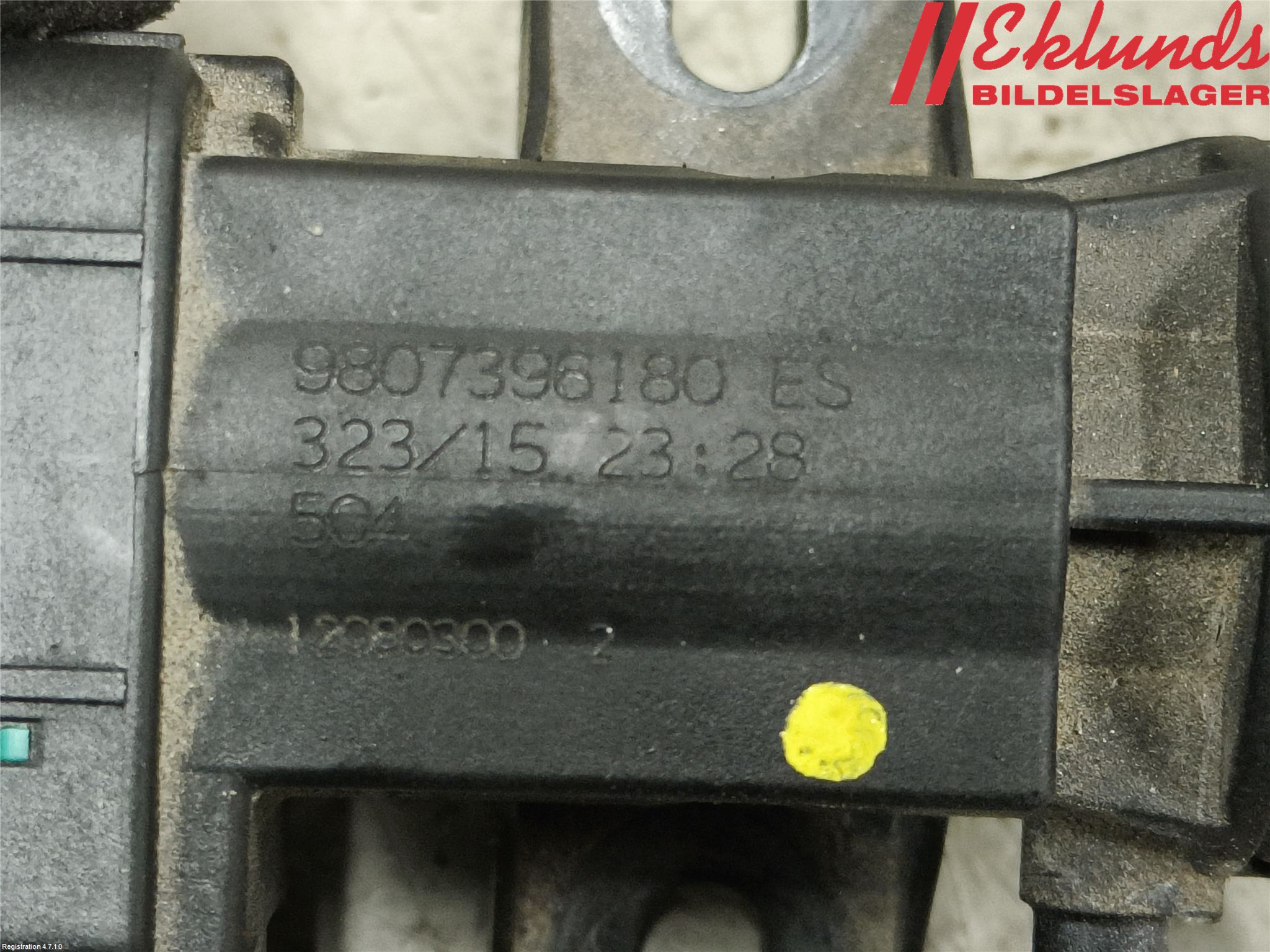 Peugeot 308 14-21 Vakuumventil