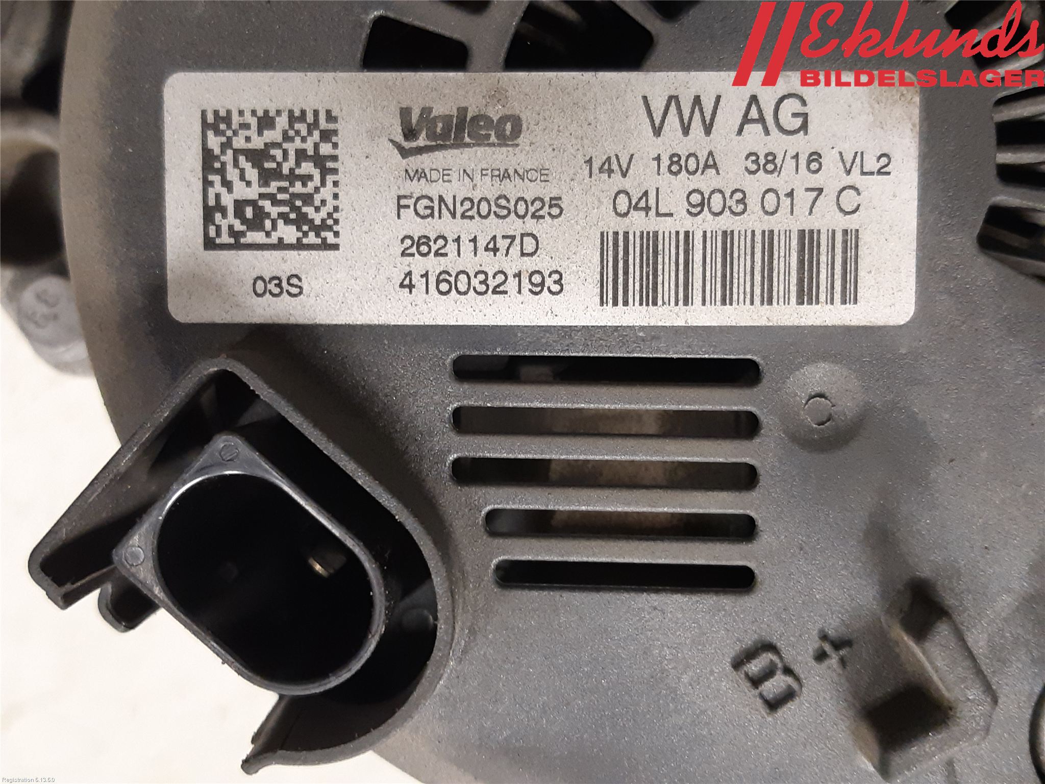 Audi A6/S6 4G 11-18 Generator