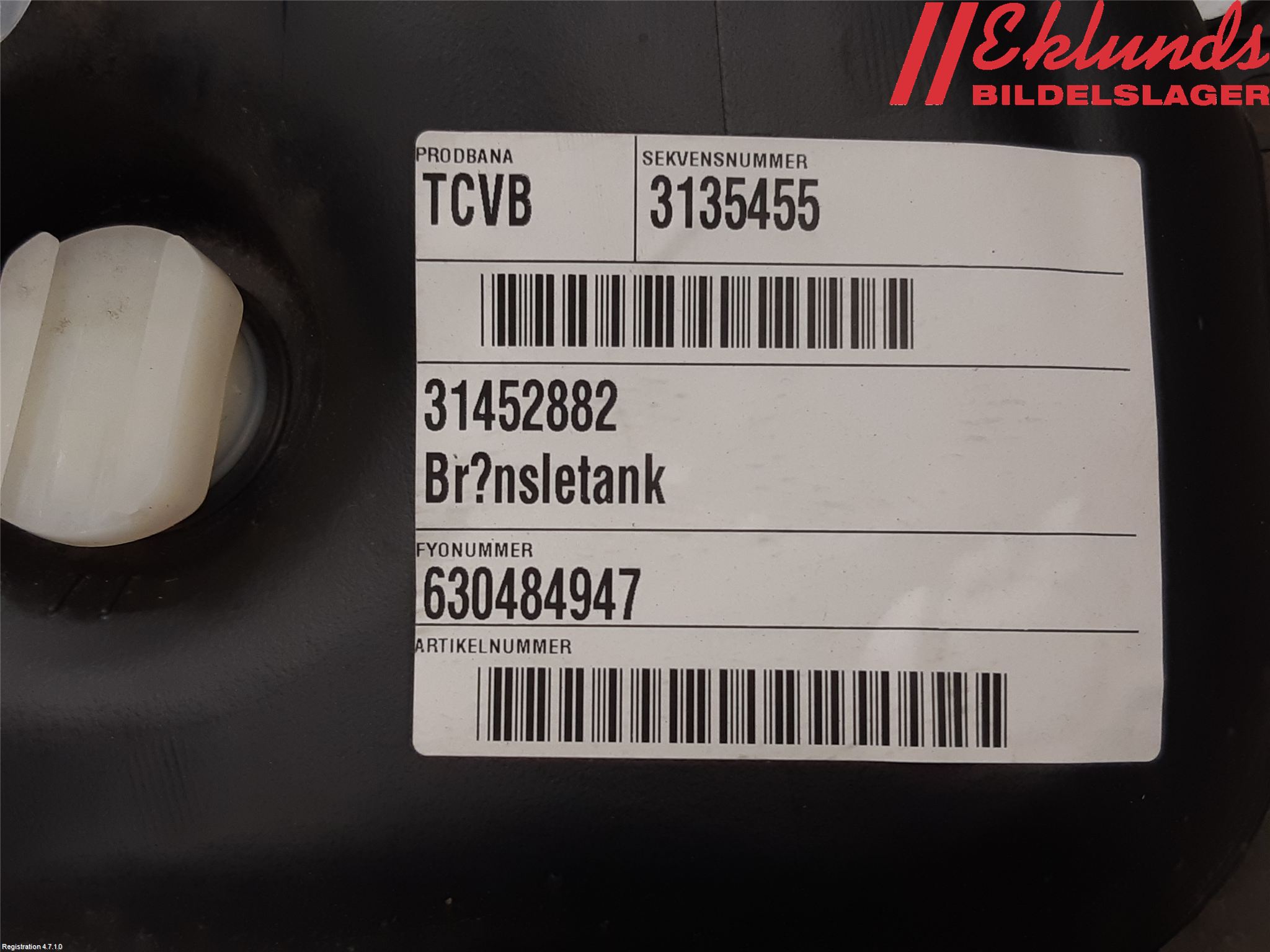 Volvo XC90/RECHARGE 16- Bränsletank