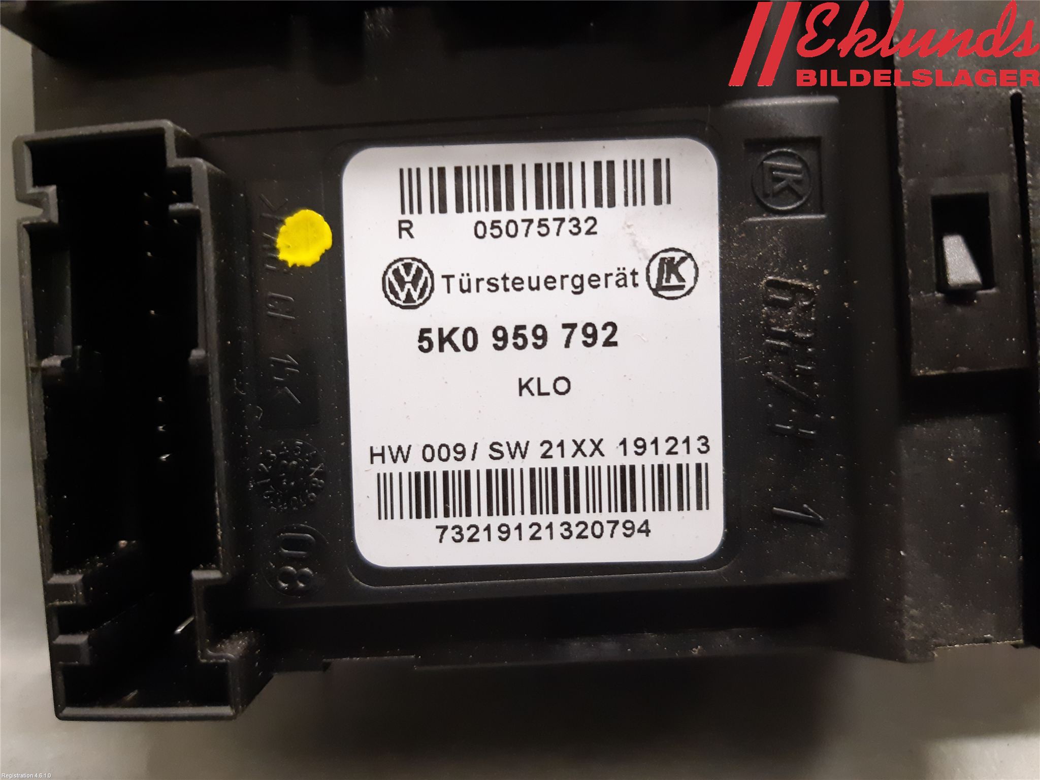 Volkswagen VW CADDY 11-15 Fönsterhiss El Kompl