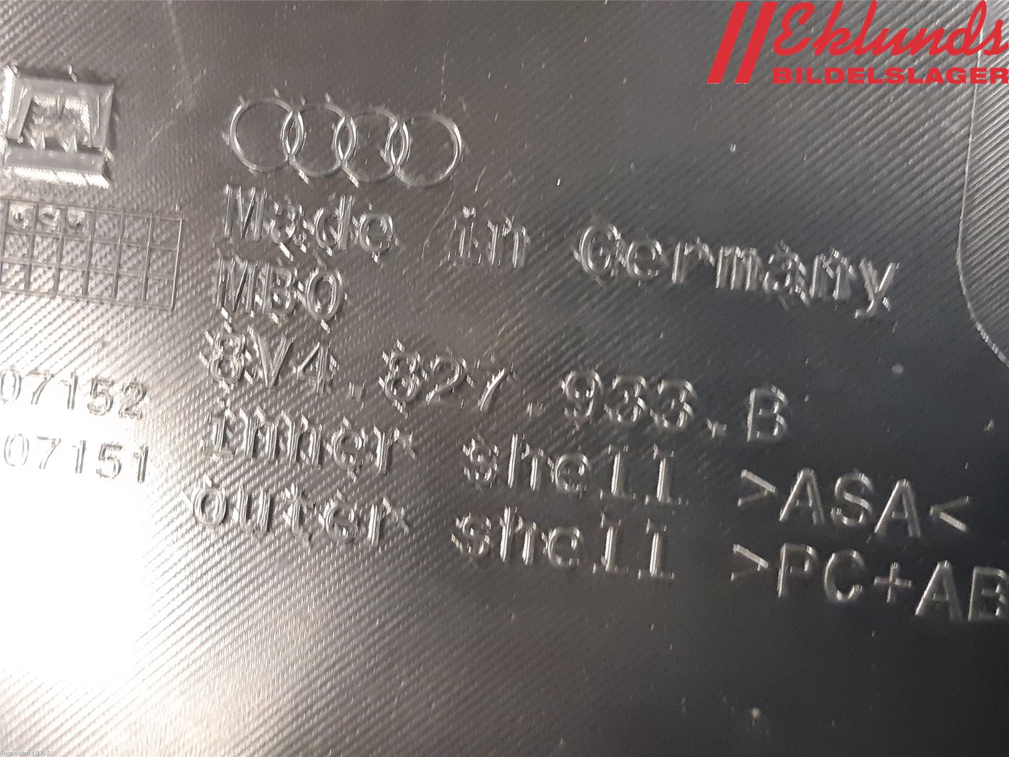 Audi A3/S3 8V 13-20 Spoiler Baklucka