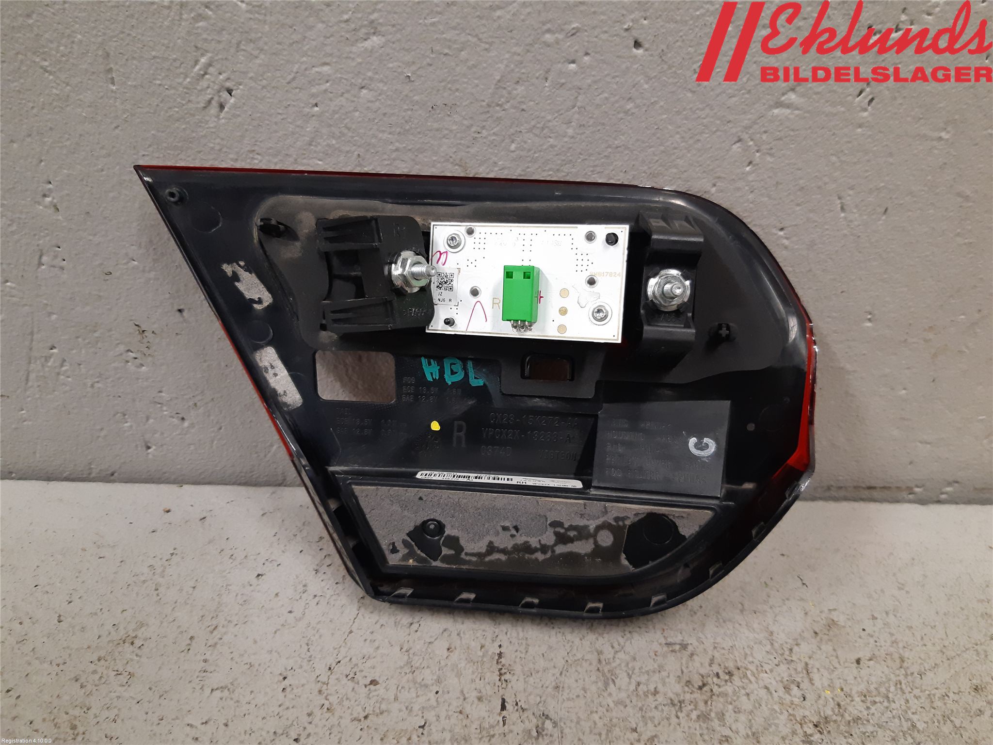 Jaguar XF 08-15 Bakljus Lucka Hö