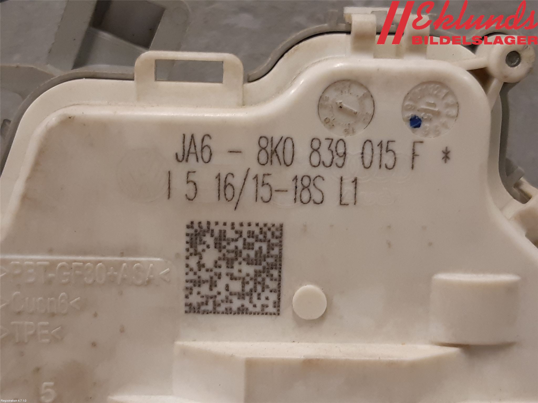 Audi A5 07-16 Låskista-Dörrlås