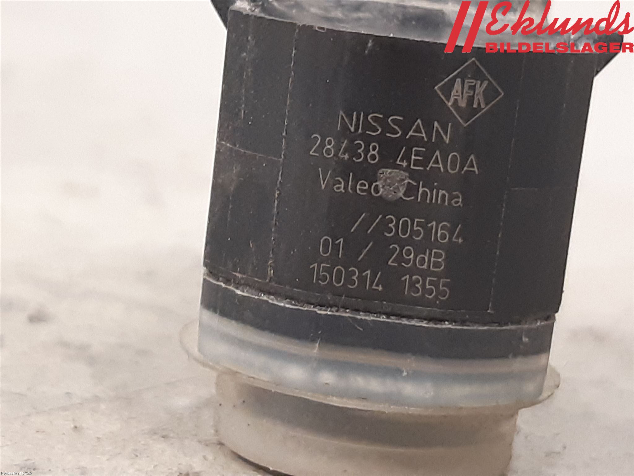 Nissan QASHQAI 14-17 Parkeringshjälp Backsensor