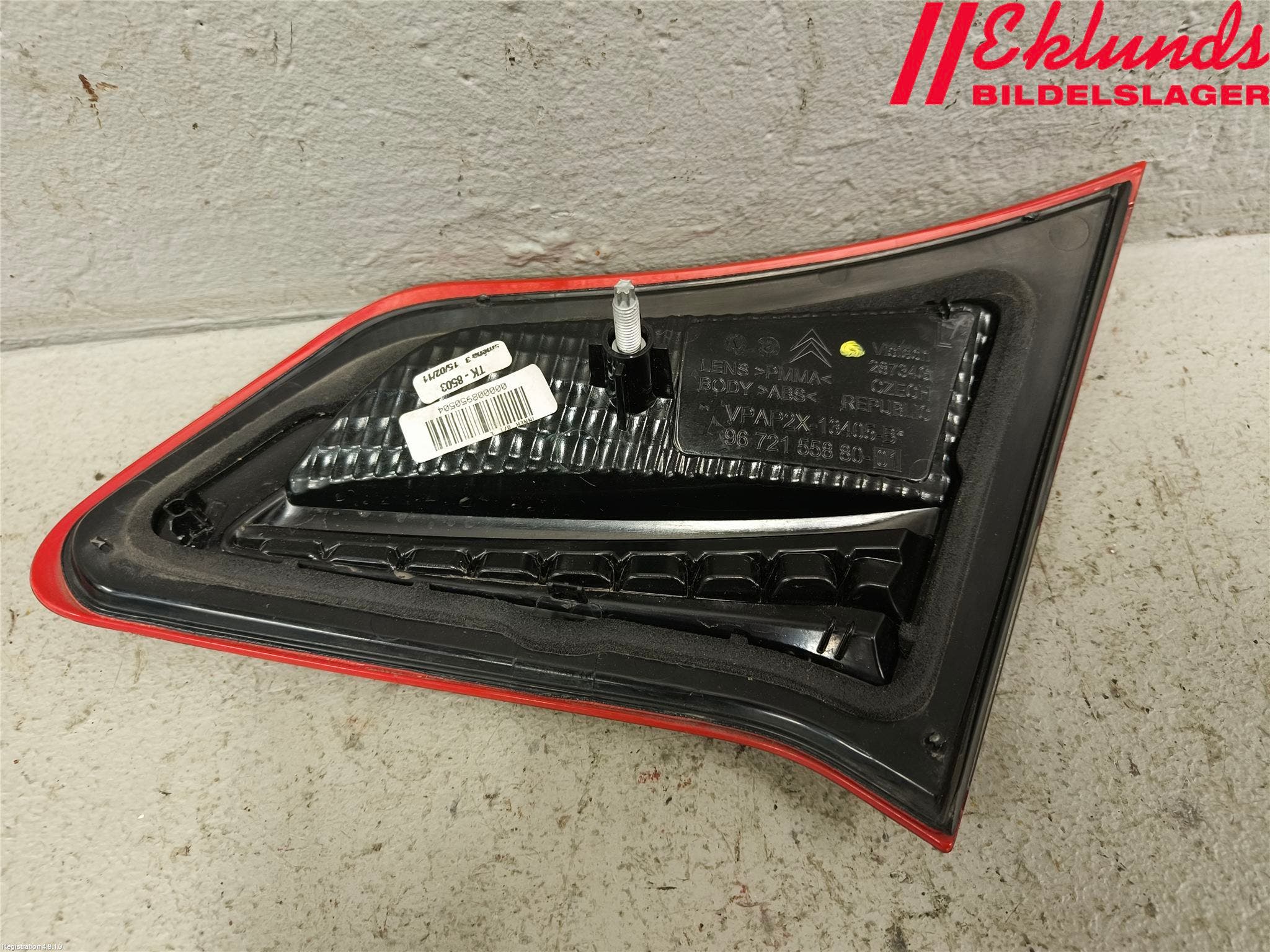 Citroen C4 II 11-18 Bakljus Lucka Vä