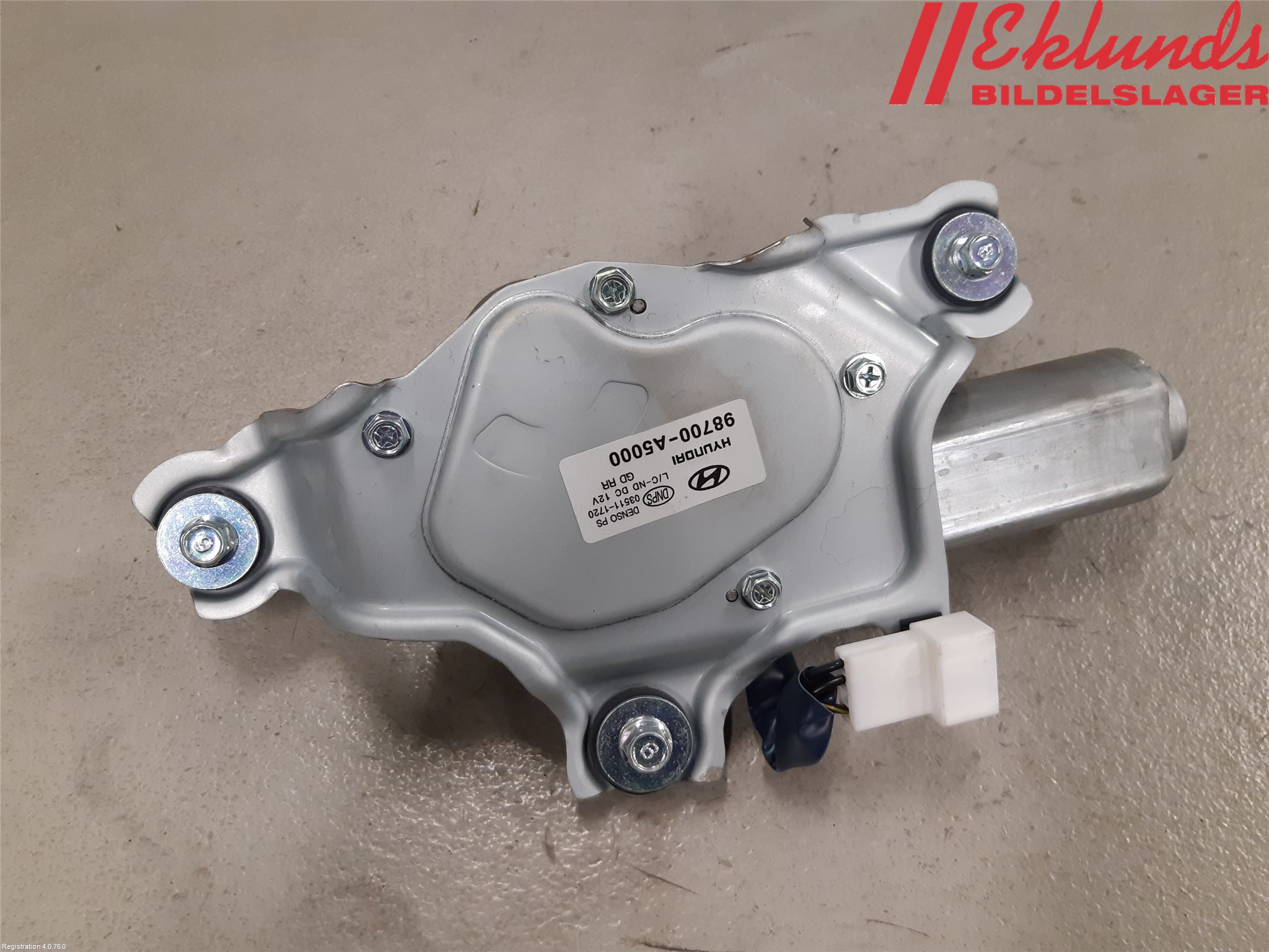 Hyundai i30 GD 13-17 Torkarmotor Baklucka