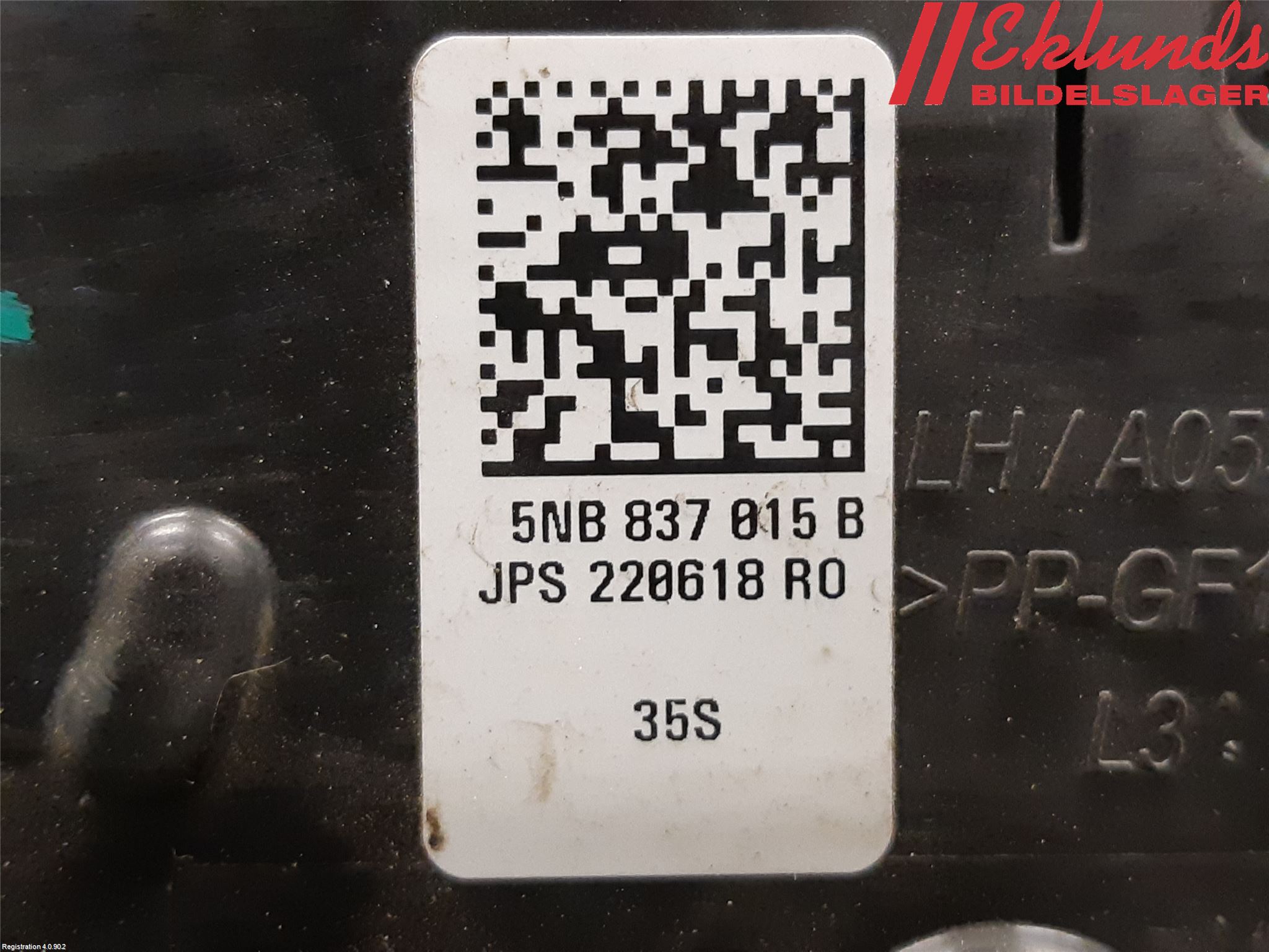 Volkswagen VW PASSAT 15-19 Låskista-Dörrlås