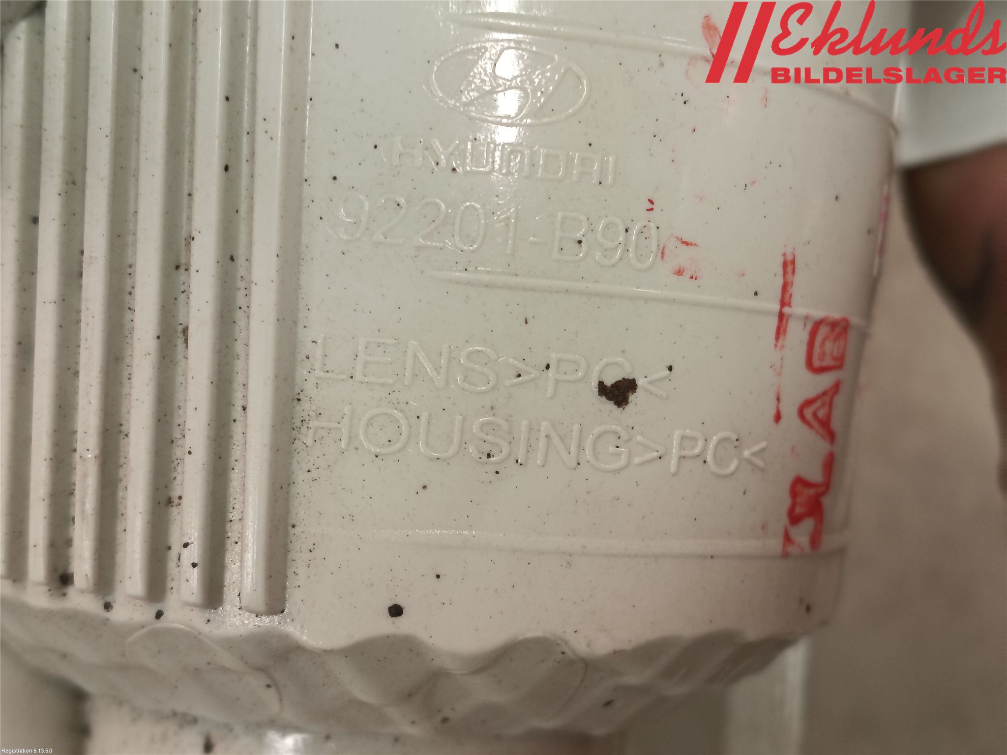 Hyundai i10 BA 14-16 Dimljus-Varselljus Fram