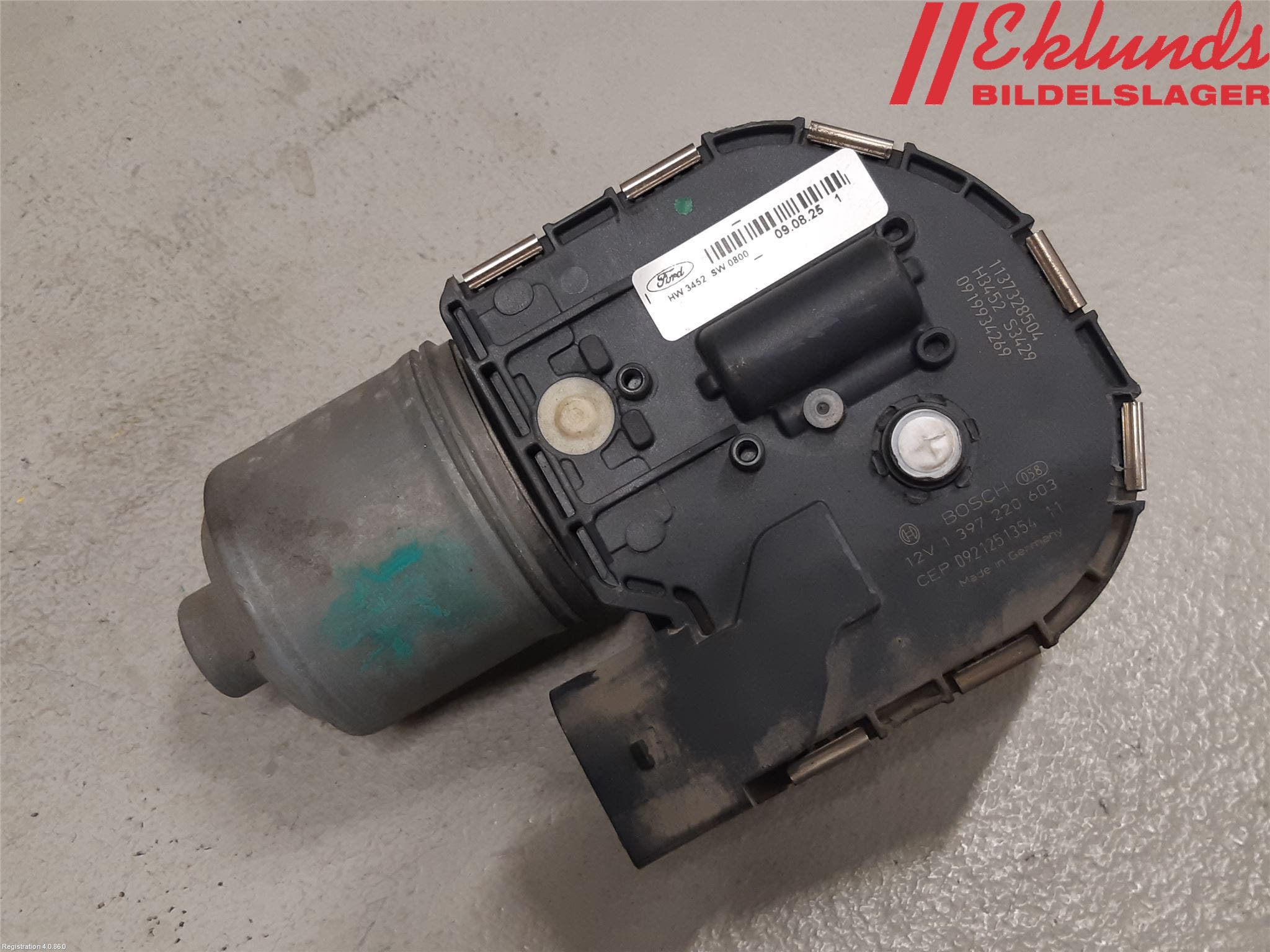 Ford GALAXY 06-15 Torkarmotor Vindruta