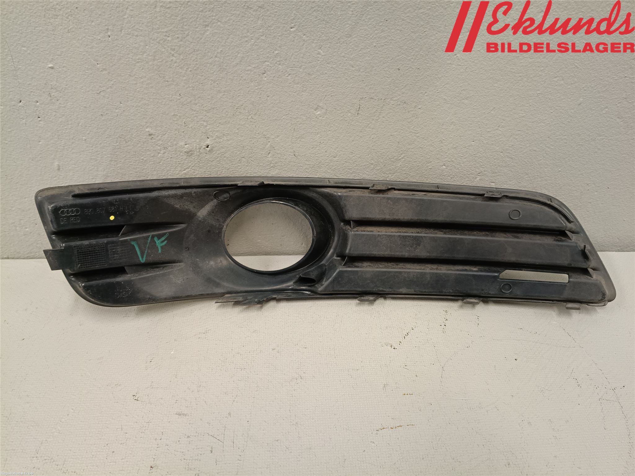 Audi A3/S3 05-13 Dimljussarg Fram