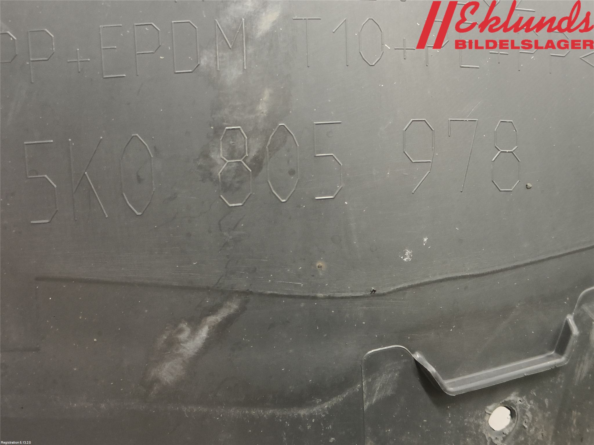 Volkswagen VW GOLF VI 09-13 Skärm Inner