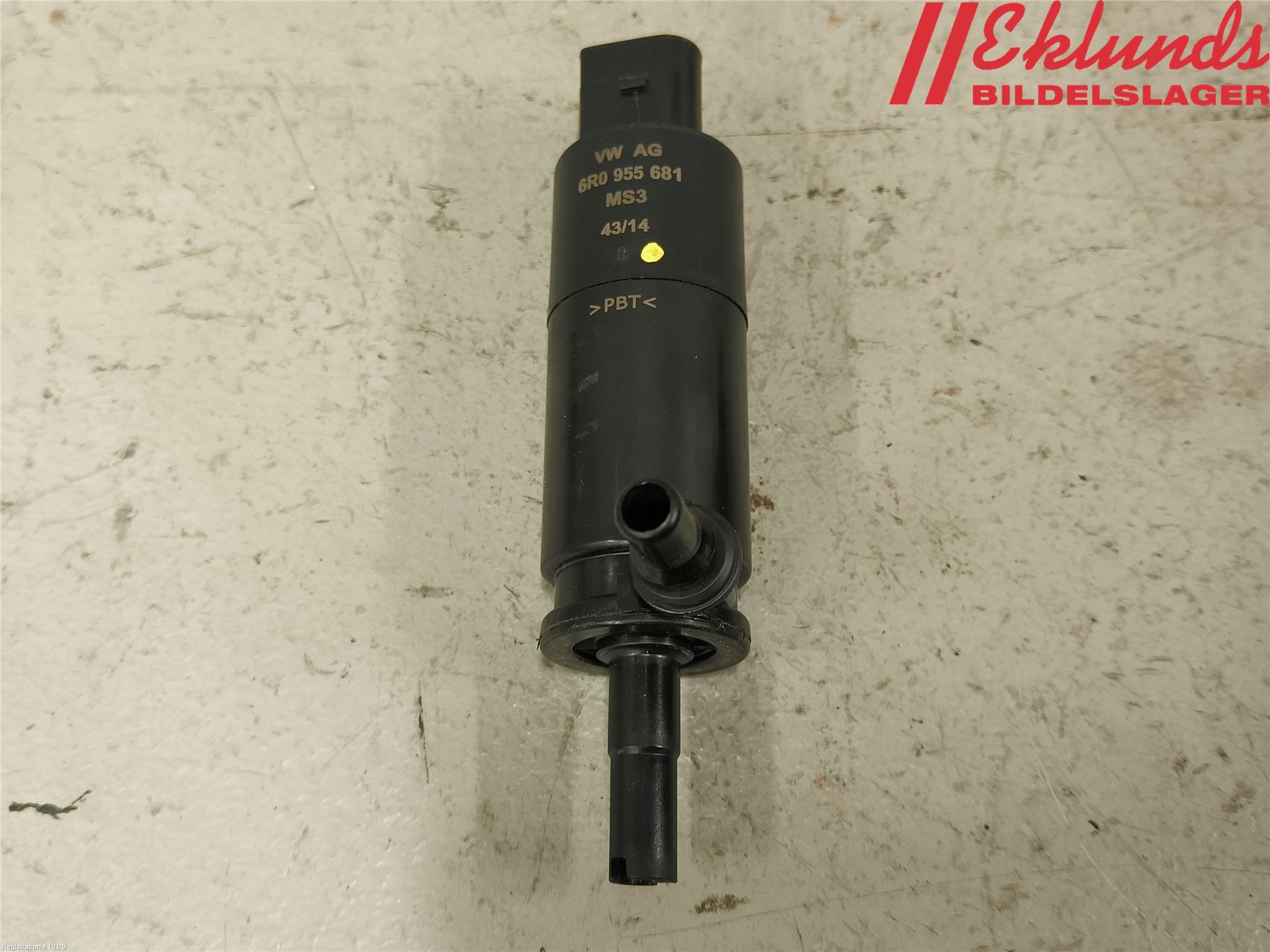 Volkswagen VW GOLF / E-GOLF VII 13-20 Spolarpump Högtryck