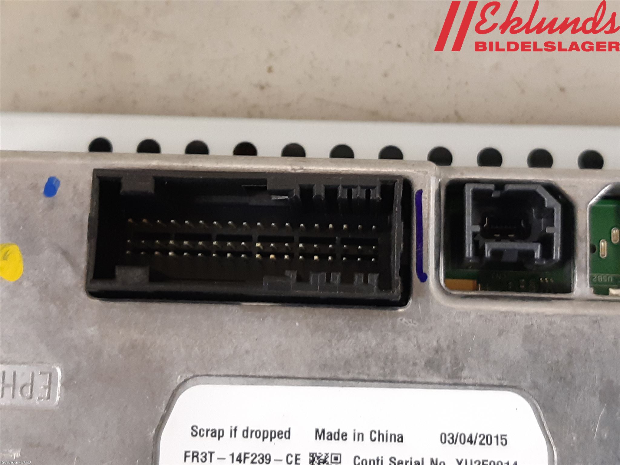 Ford MUSTANG VI 15-22 Bildskärm