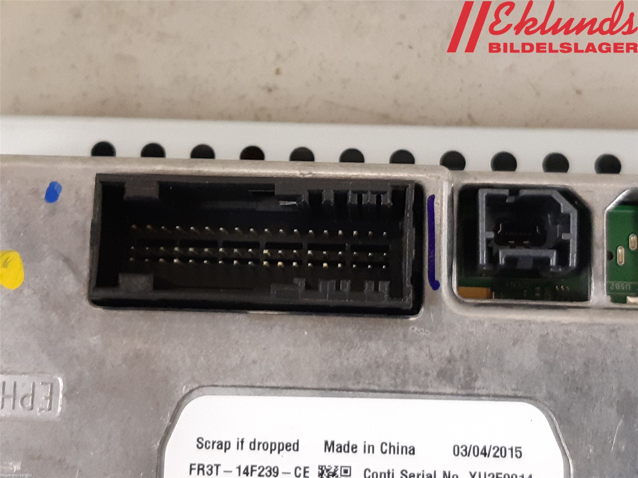 Ford MUSTANG VI 15-22 Bildskärm