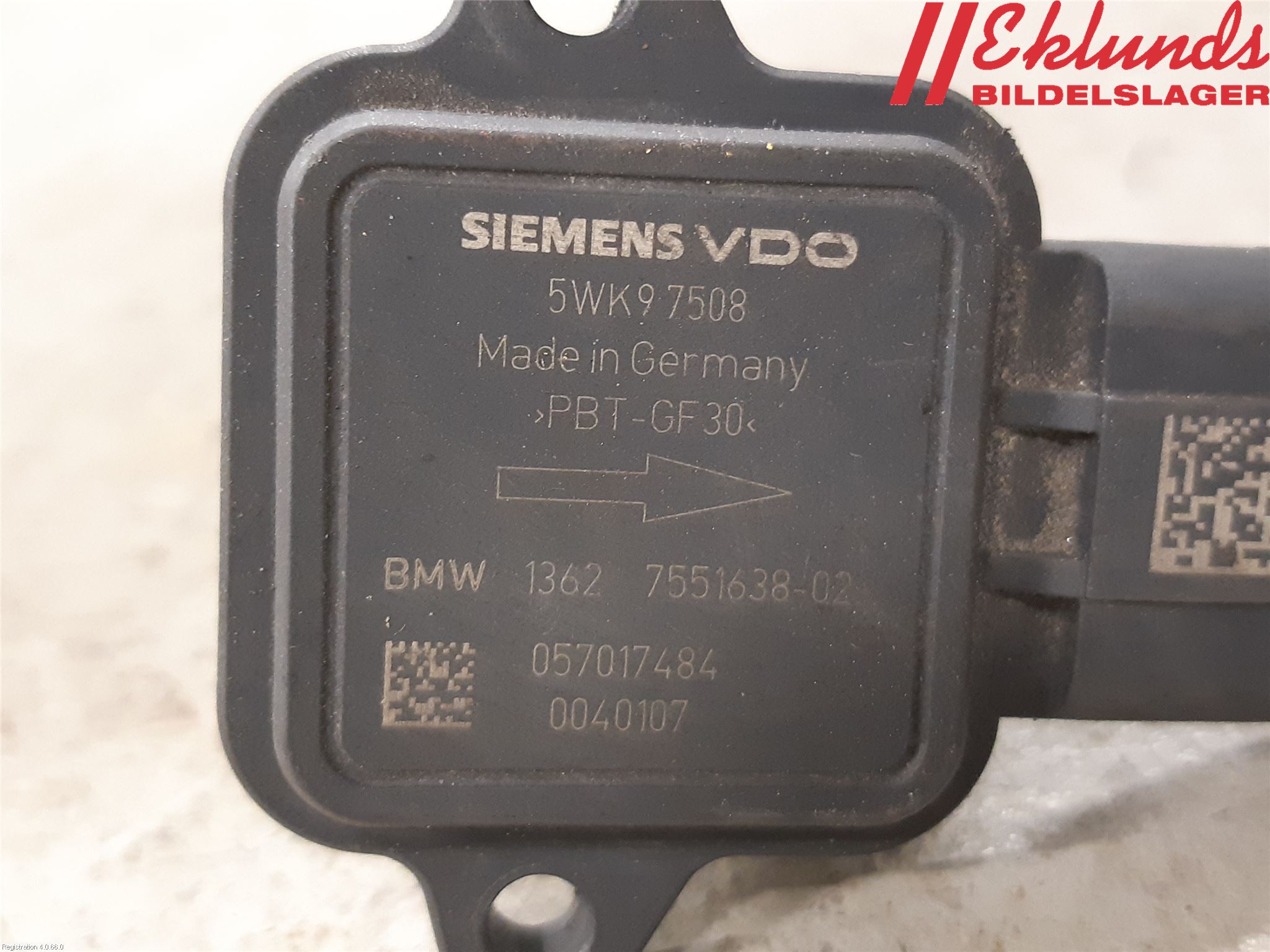 BMW 5 E60/61 Sed/Tou 02-10 Injluftmassamätare
