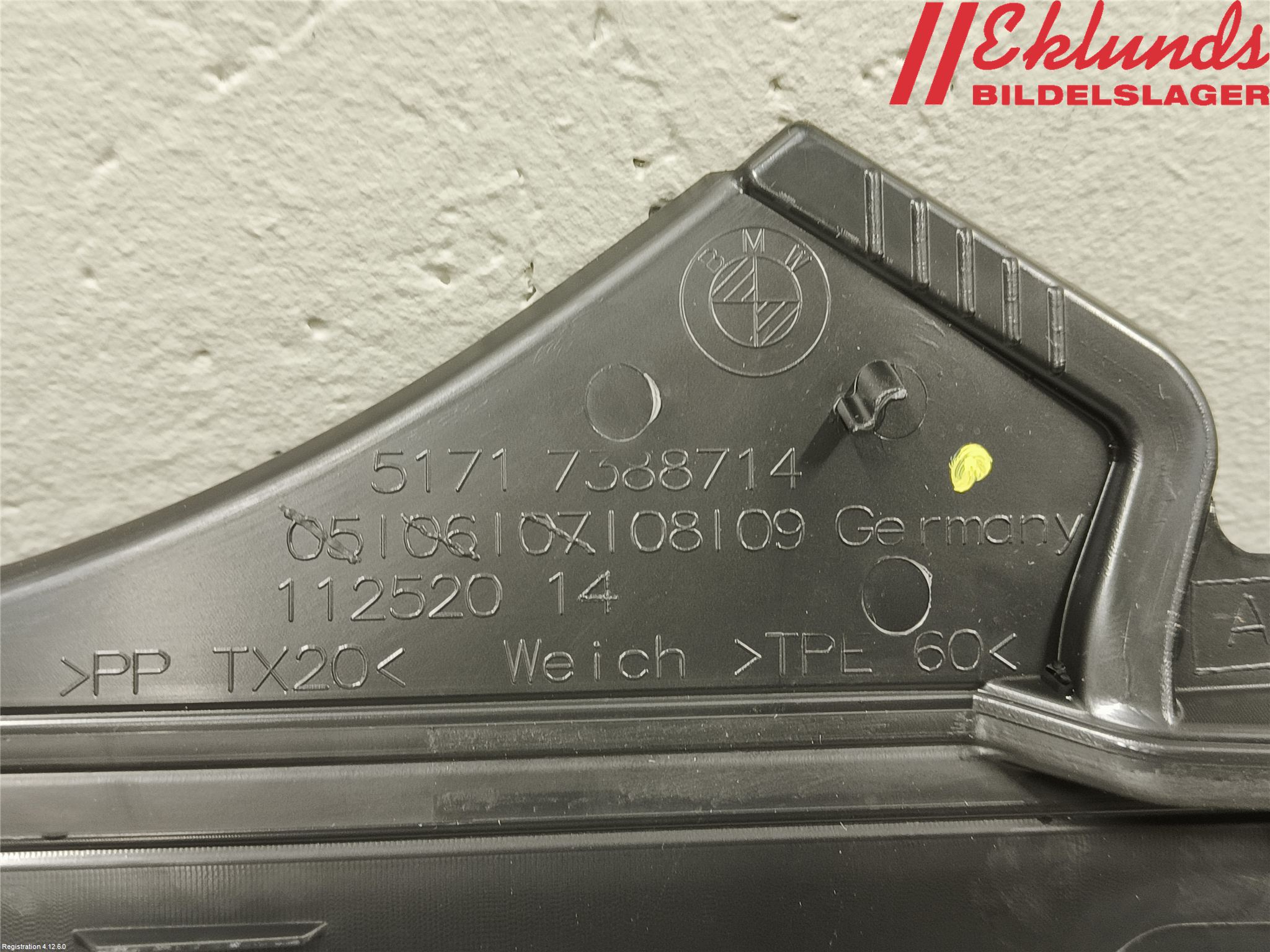 BMW 5 G30/G31/F90 17-23 Torpedplåt-Torpedplast