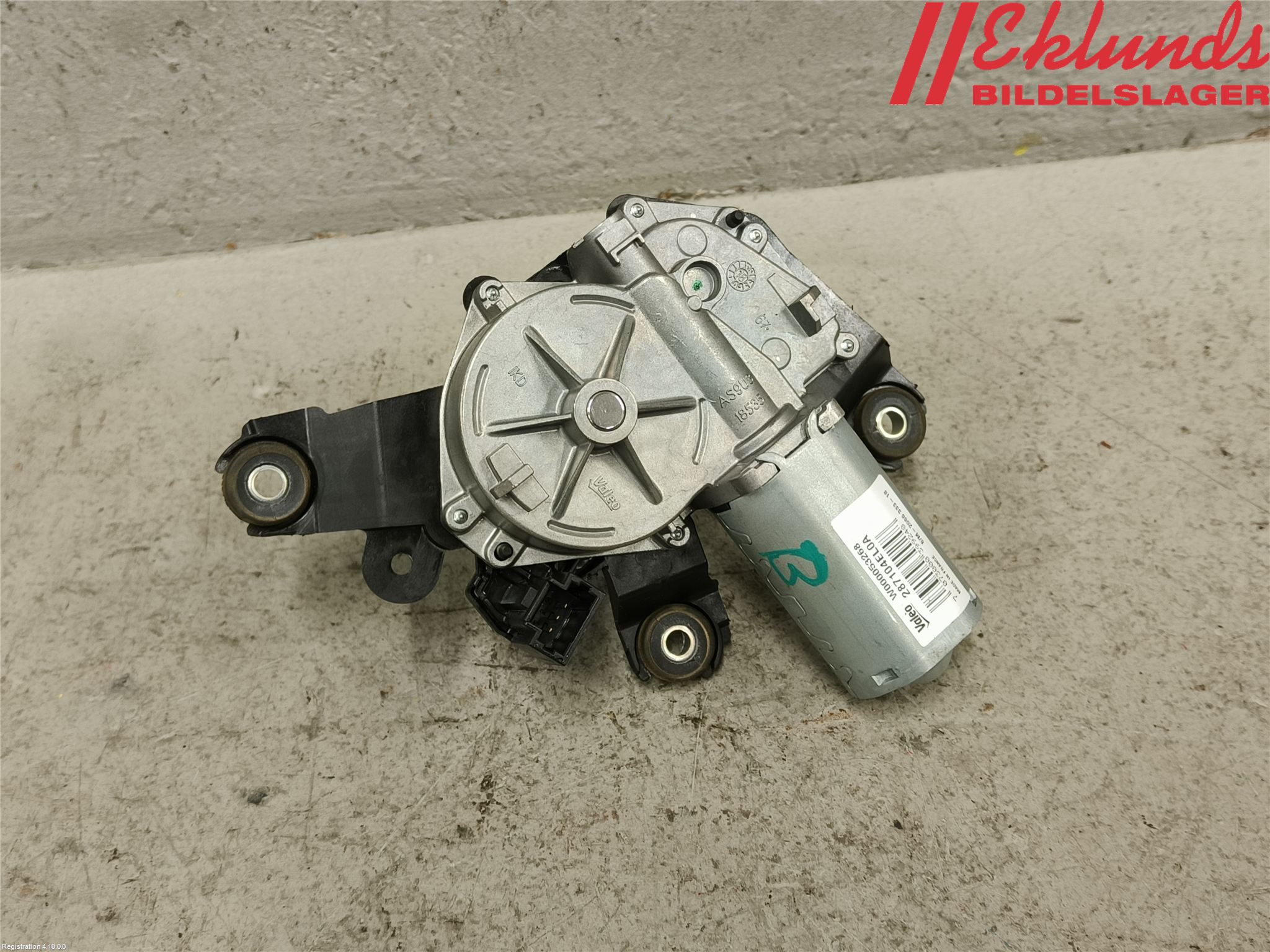 Nissan QASHQAI 17-21 Torkarmotor Baklucka