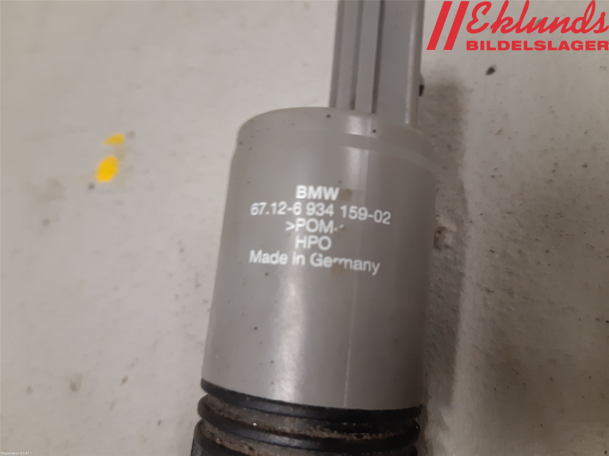 BMW 3 E90/91 SED/TOU 05-12 Spolarpump Vindruta