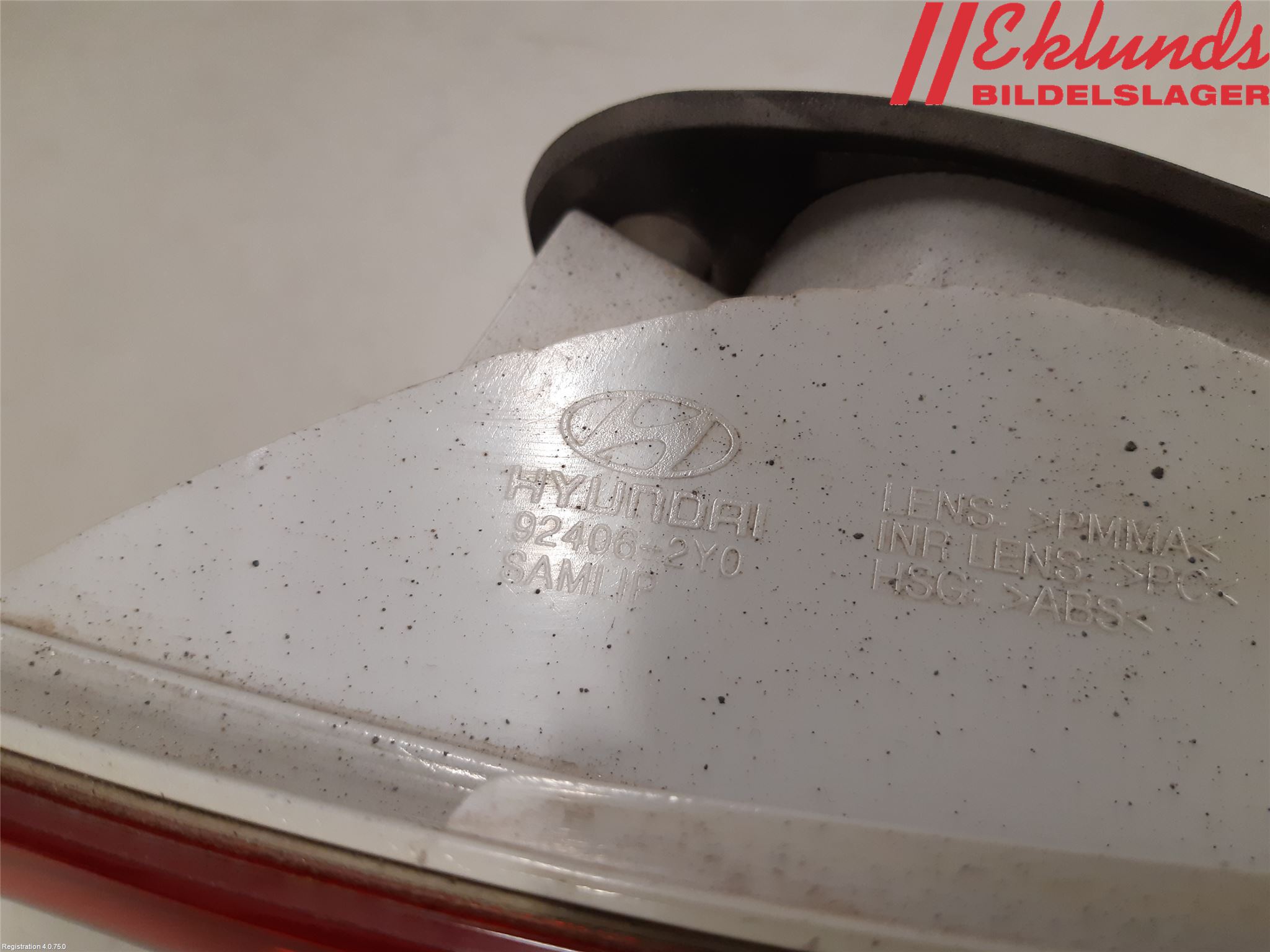 Hyundai ix35 Bakljus Lucka Hö