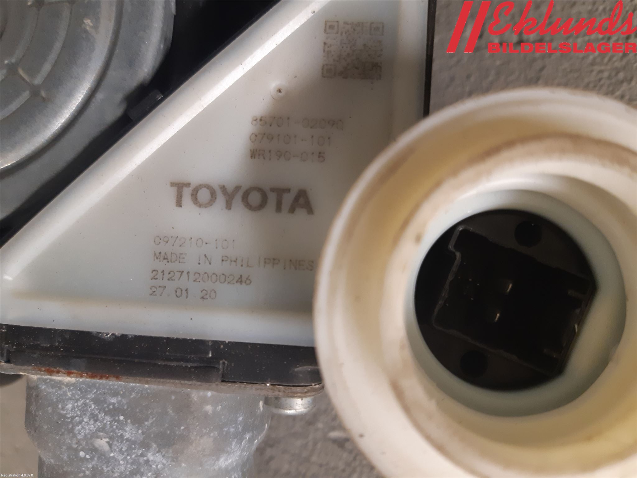 Toyota COROLLA 19- Fönsterhiss El Kompl