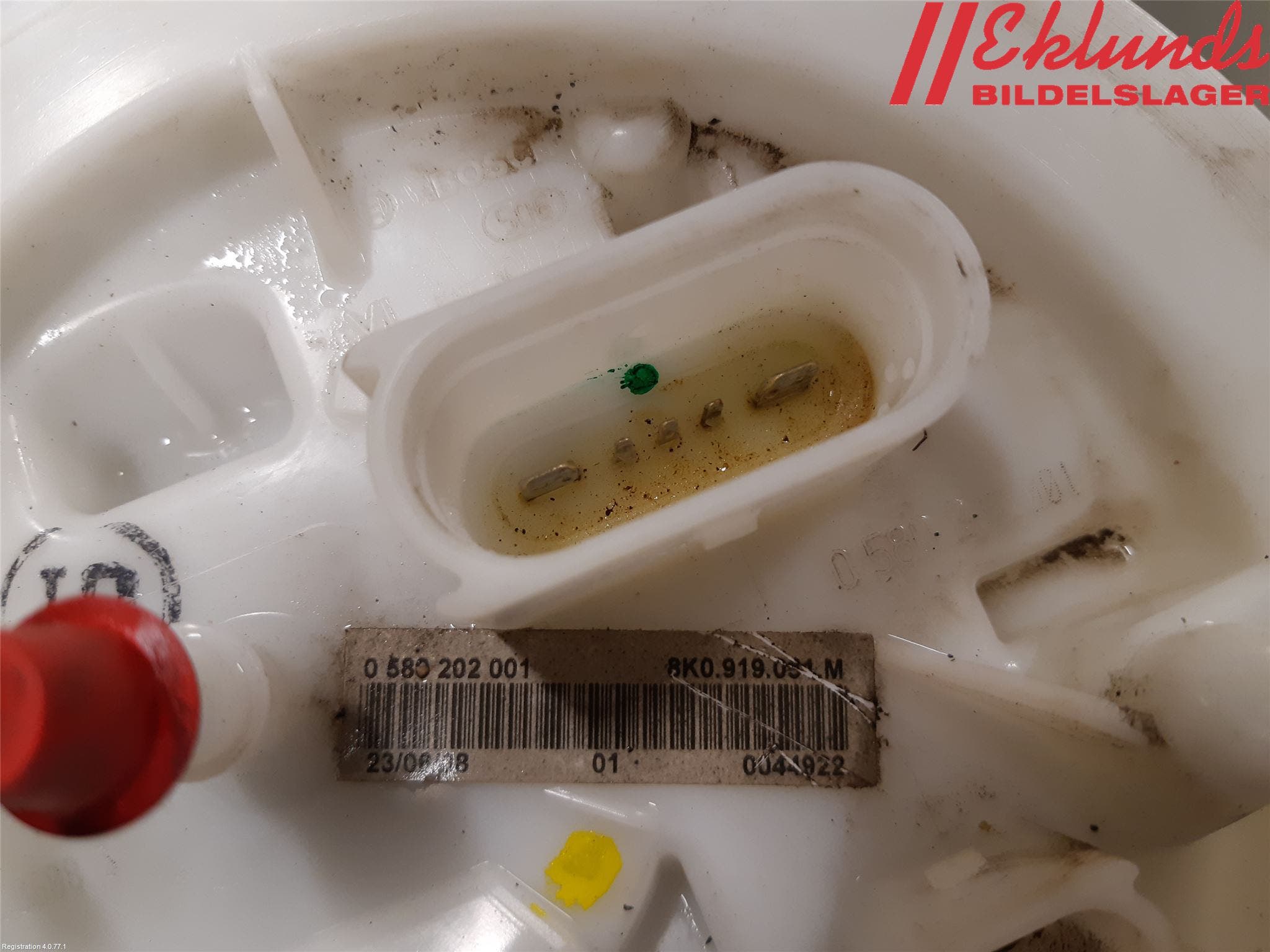 Audi A4/S4 08-11 Bränslepump El