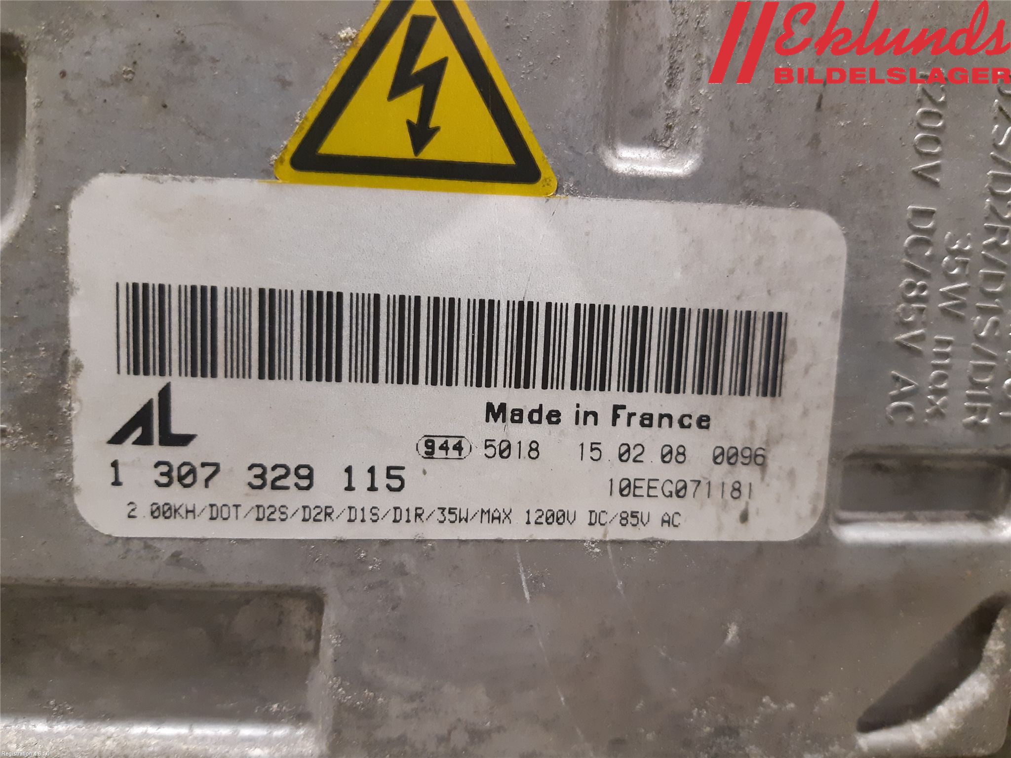 Audi A4/S4 05-07 Strålkastare Vänster