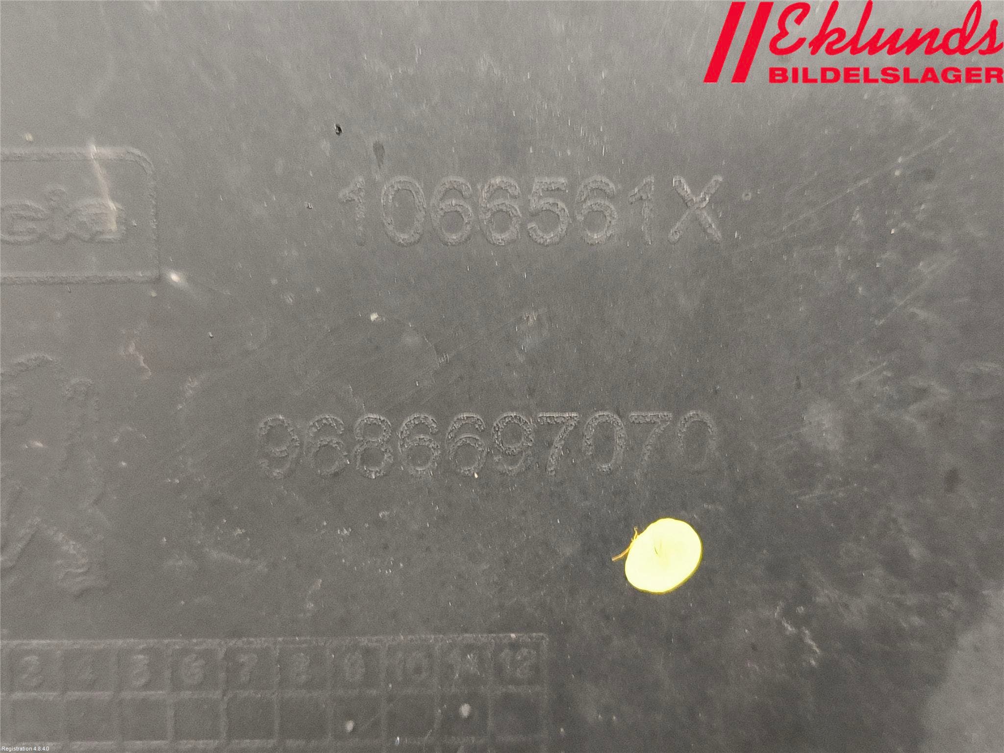 Peugeot 508 11-18 Täckplast Front