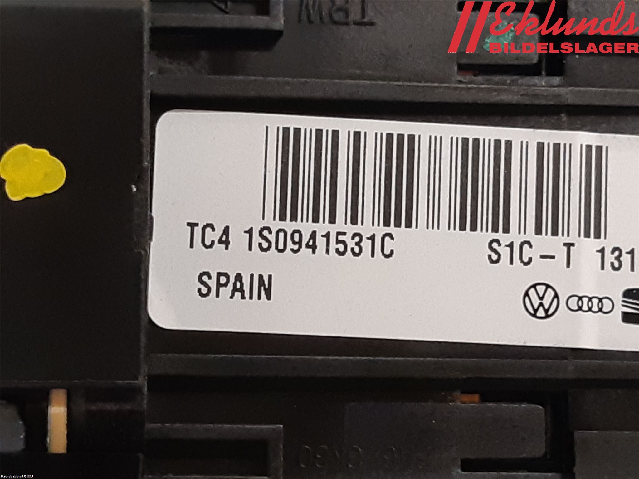 Volkswagen VW UP! / E-UP! Strömställare Ljus