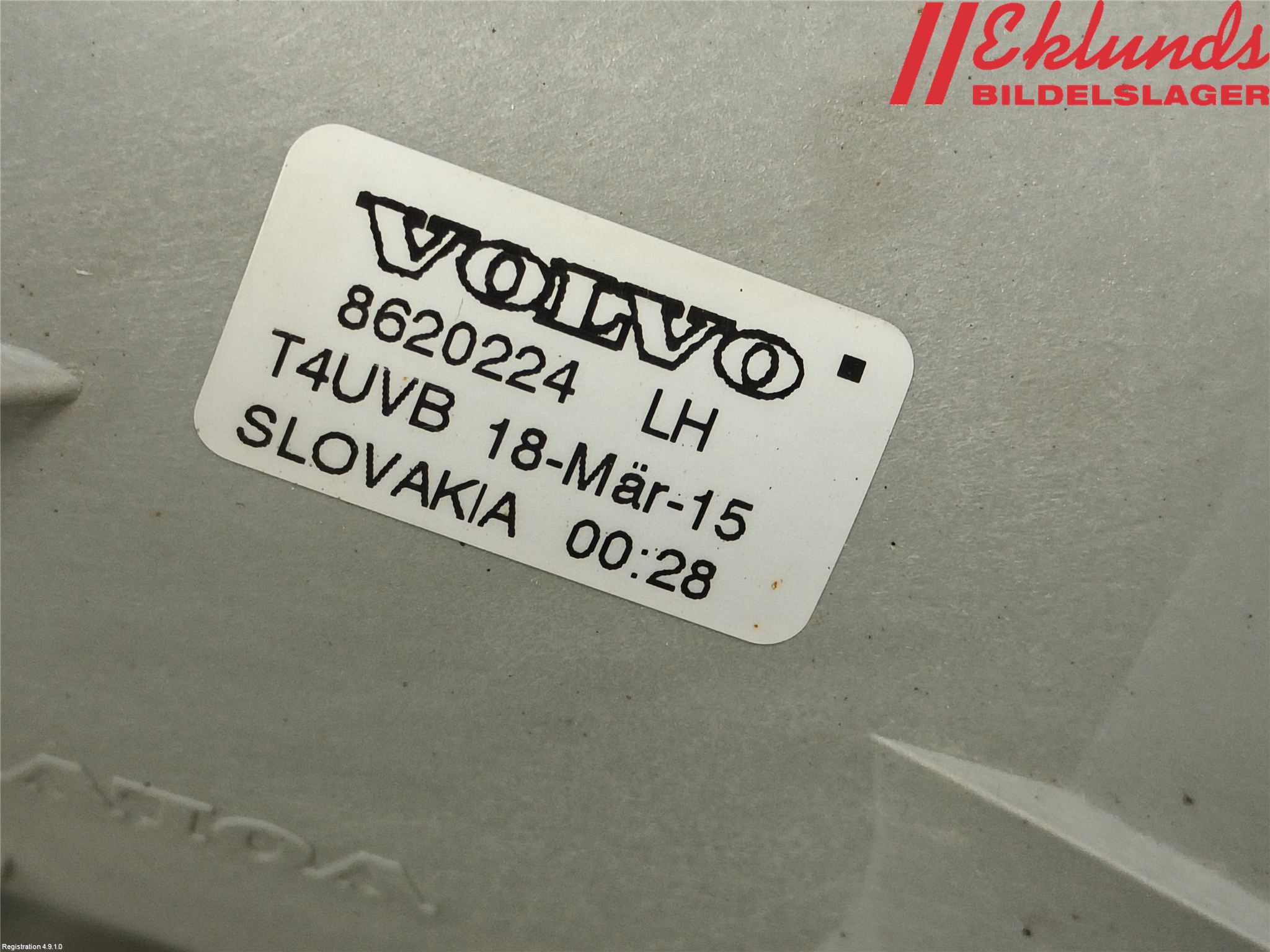 Volvo S80 04-06 Dimljus-Varselljus Fram