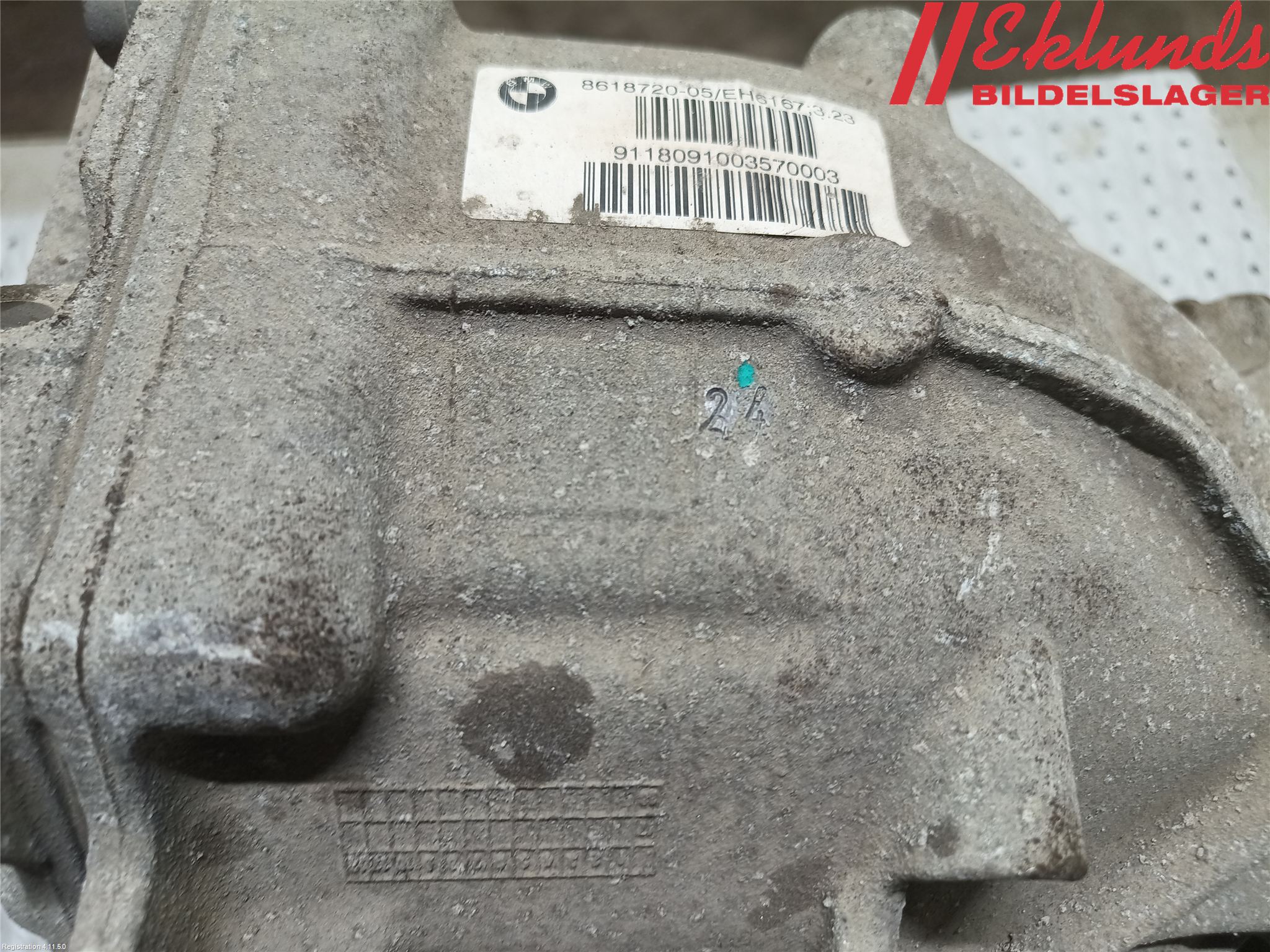 BMW 5 G30/G31/F90 17-23 Bakväxel-Diff