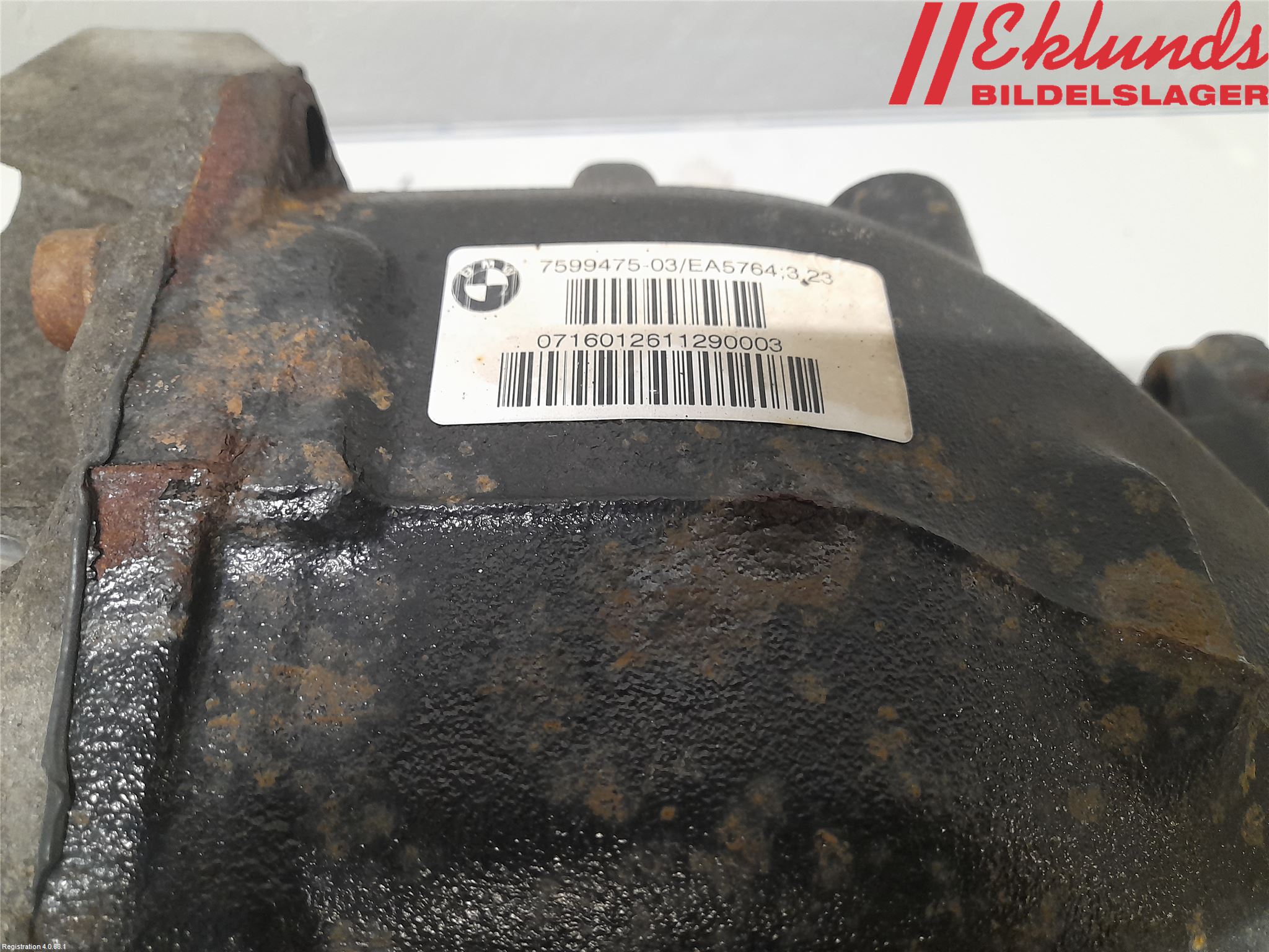 BMW 3 F30/F31/F80 12-19 Bakväxel-Diff