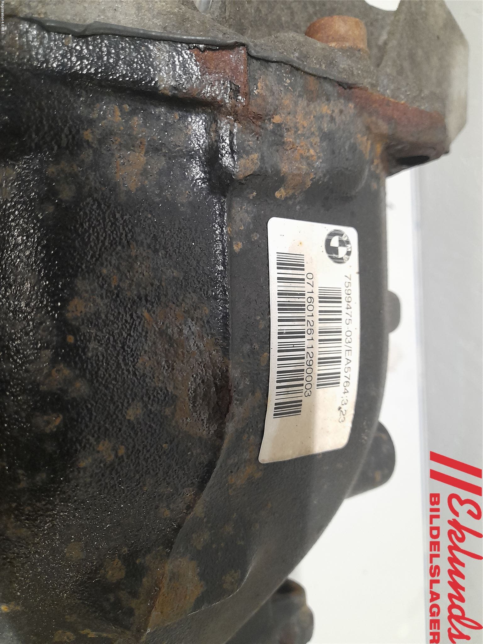 BMW 3 F30/F31/F80 12-19 Bakväxel-Diff