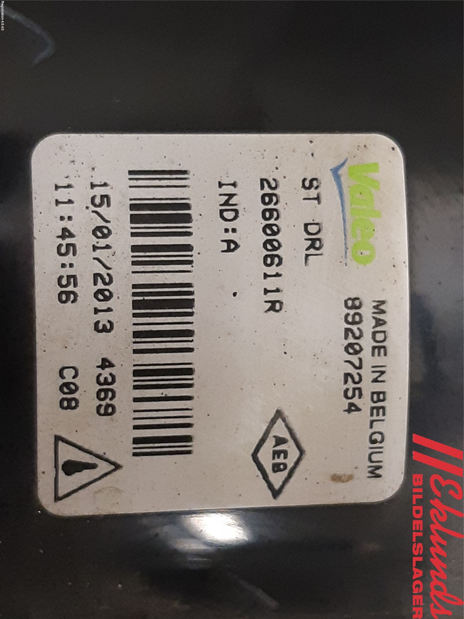 Mercedes-Benz MB CITAN (W415) 13-21 Dimljus-Varselljus Fram