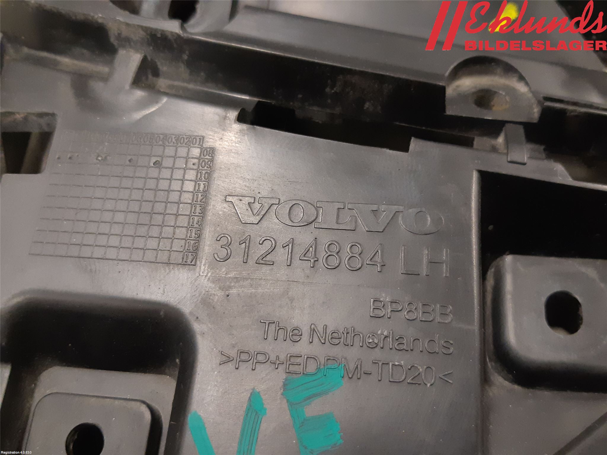 Volvo C30 07-10 Stötfångarfäste Fram Vä