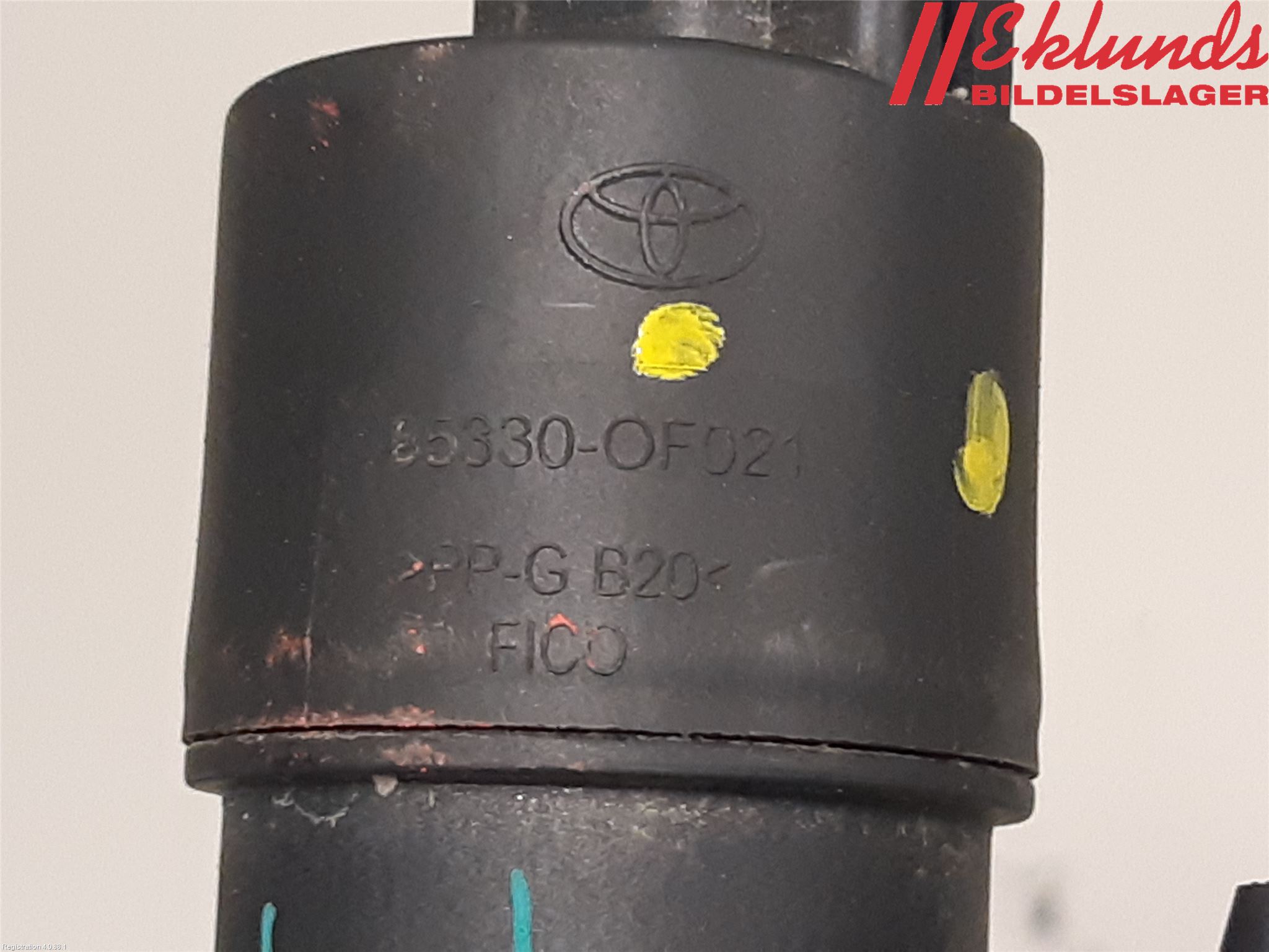 Toyota YARIS XP130 15-20 Spolarpump Baklucka
