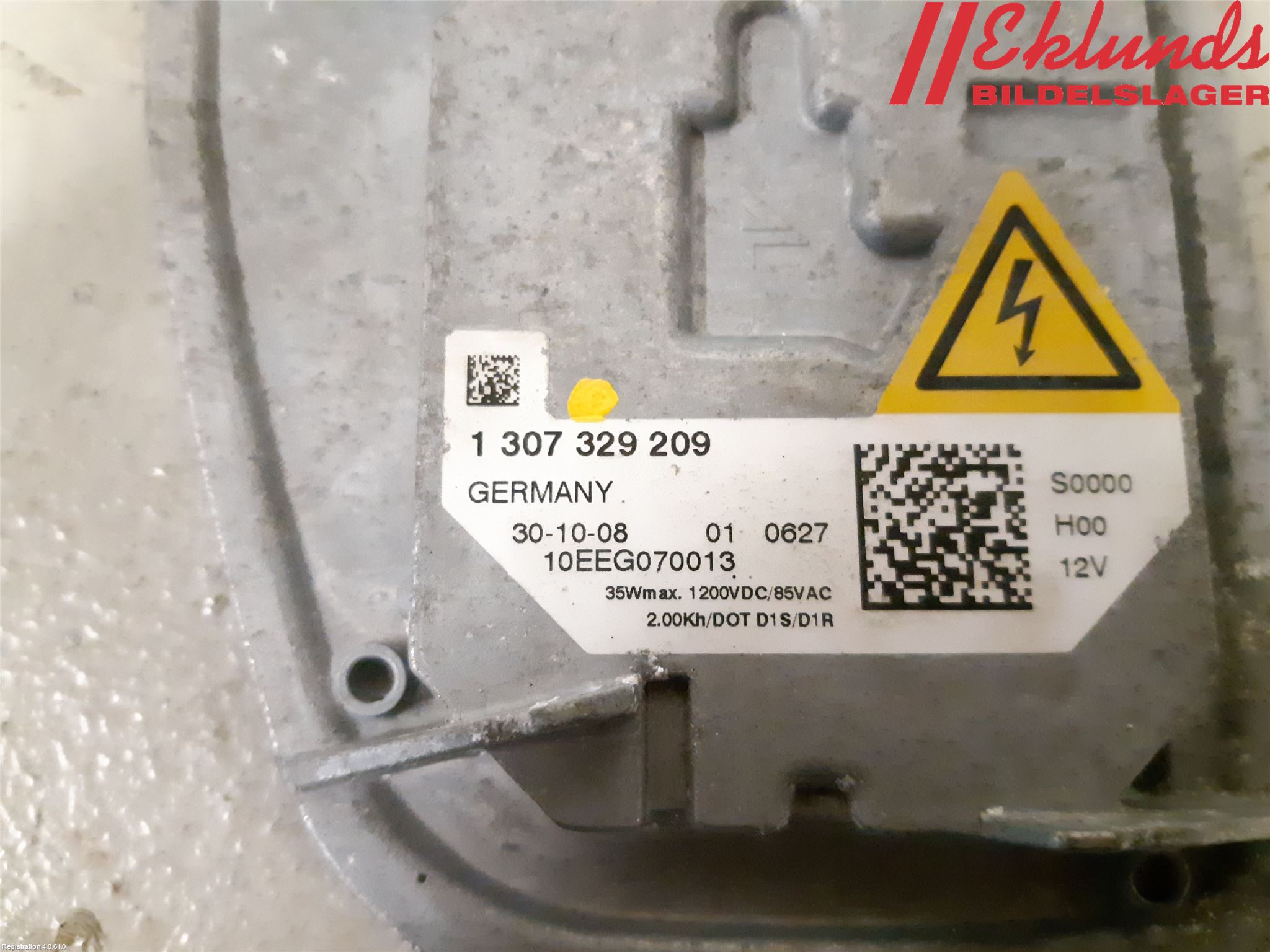 Volvo V50 08-12 Styrenhet Strålkastare