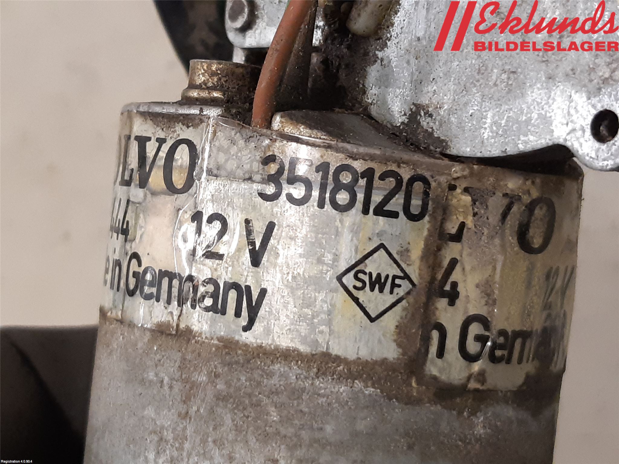 Volvo 940 91-98 Torkarmotor Vindruta