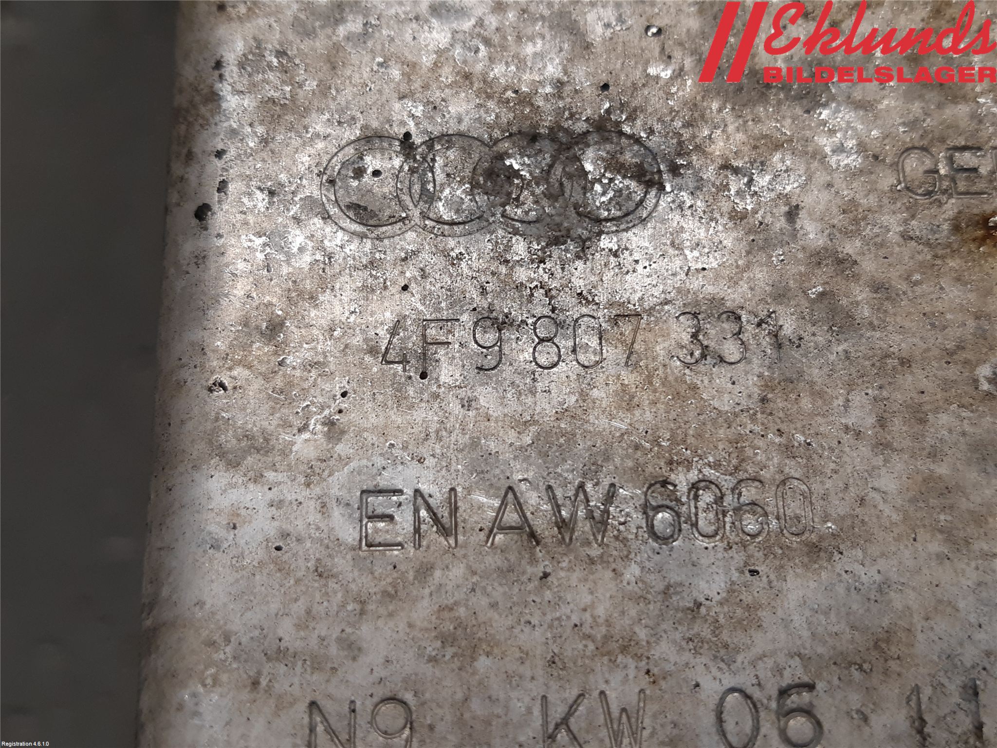 Audi A6/S6     05-11 Stötfångarbärjärn Bak