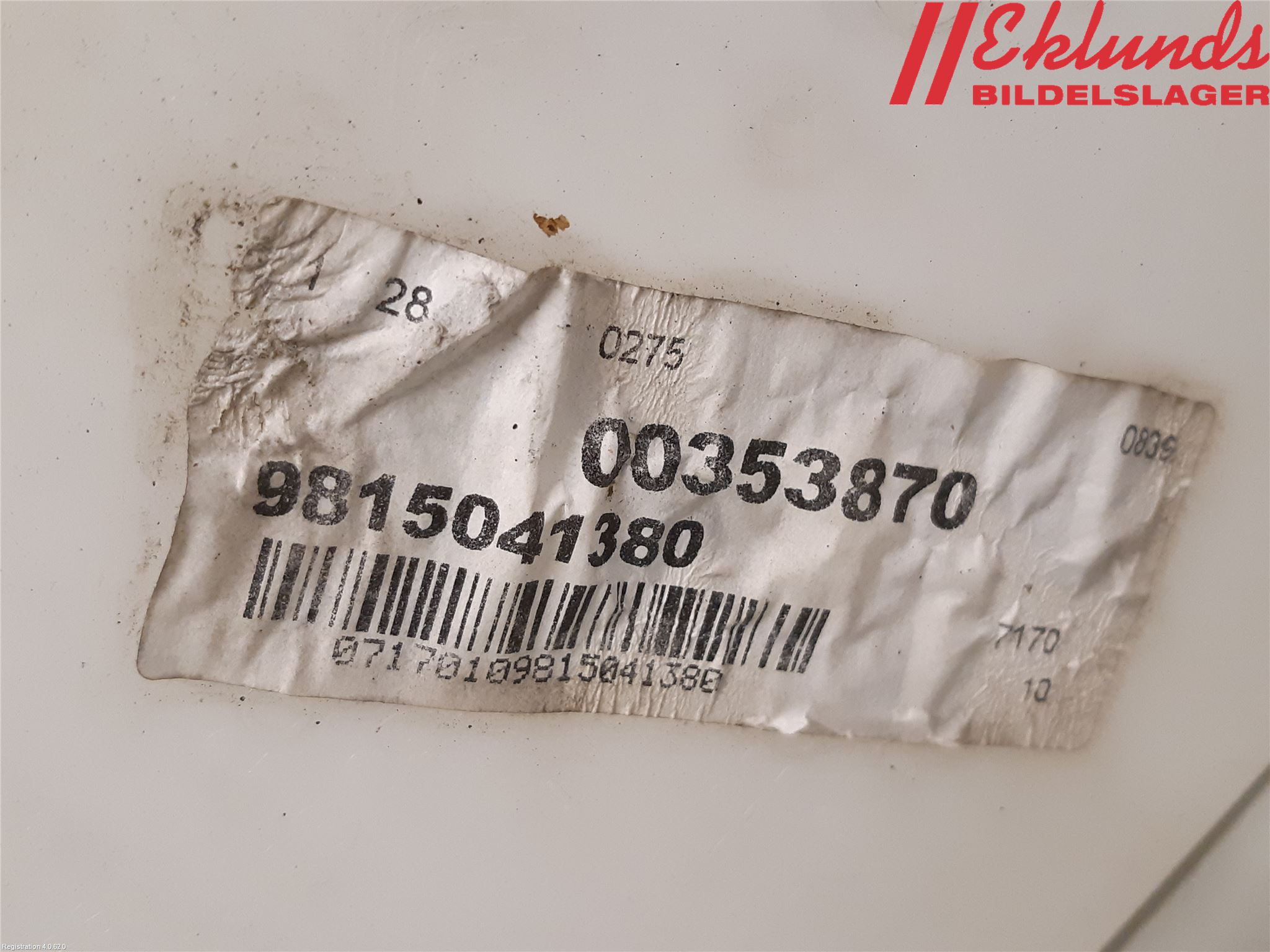 Citroen JUMPY/E-JUMPY 16- Spolartank Vindruta