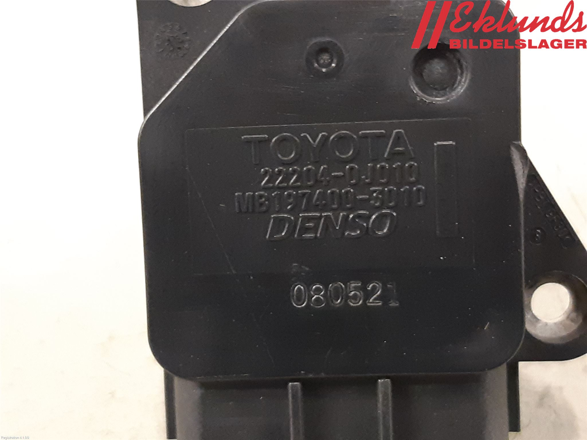 Toyota COROLLA VERSO 08-09 Injluftmassamätare