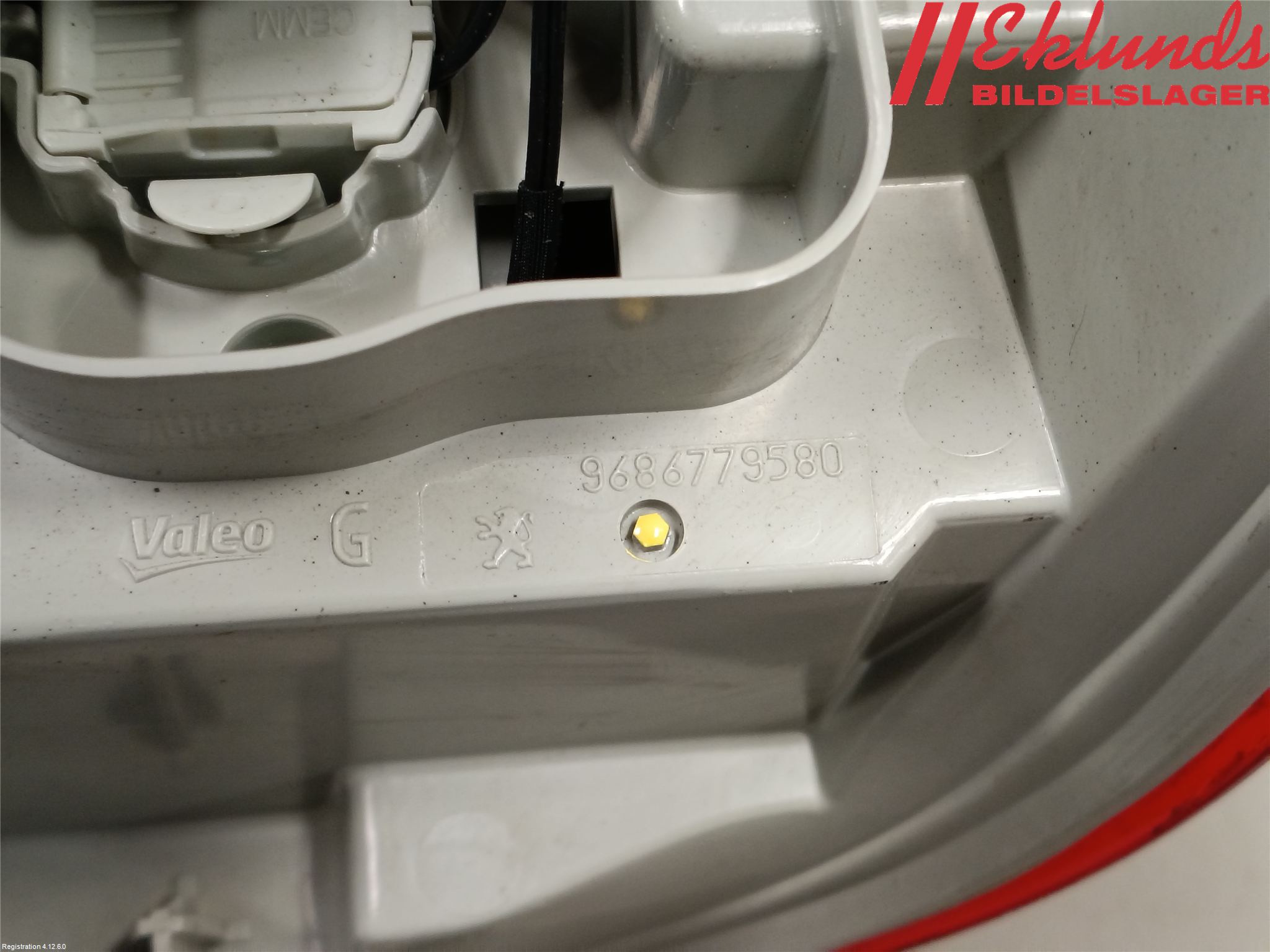 Peugeot 508 11-18 Bakljus Vänster