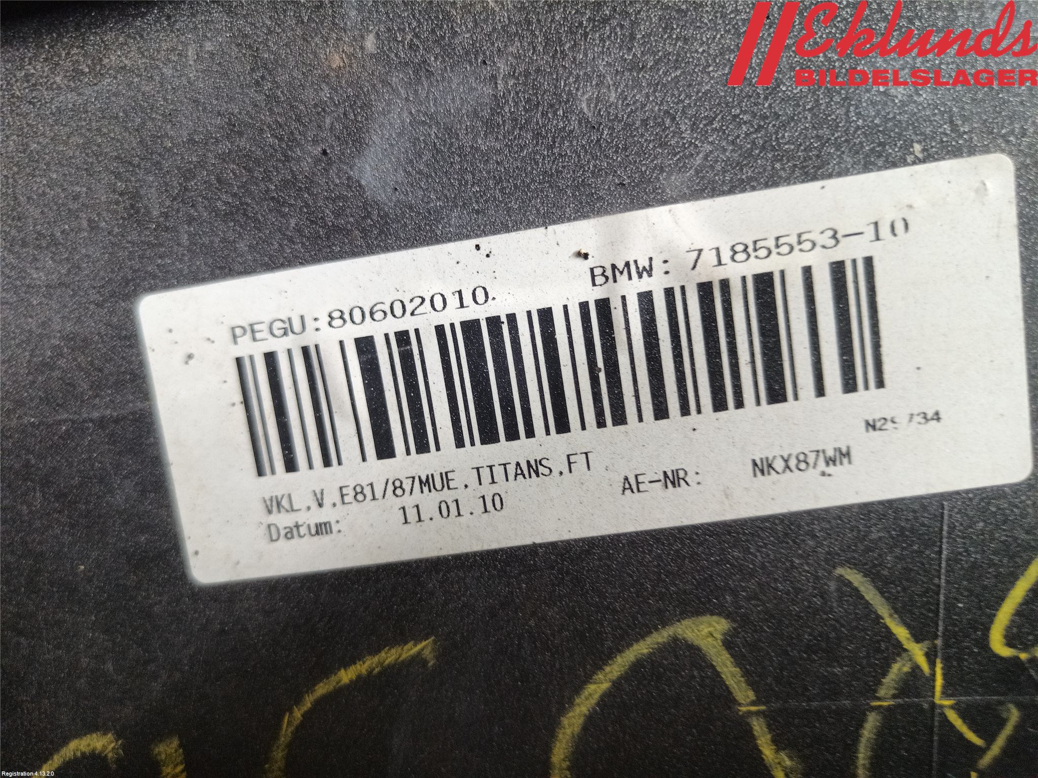 BMW 1 E87/81 5D/3D 03-11 Stötfångarbeklädnad Fram