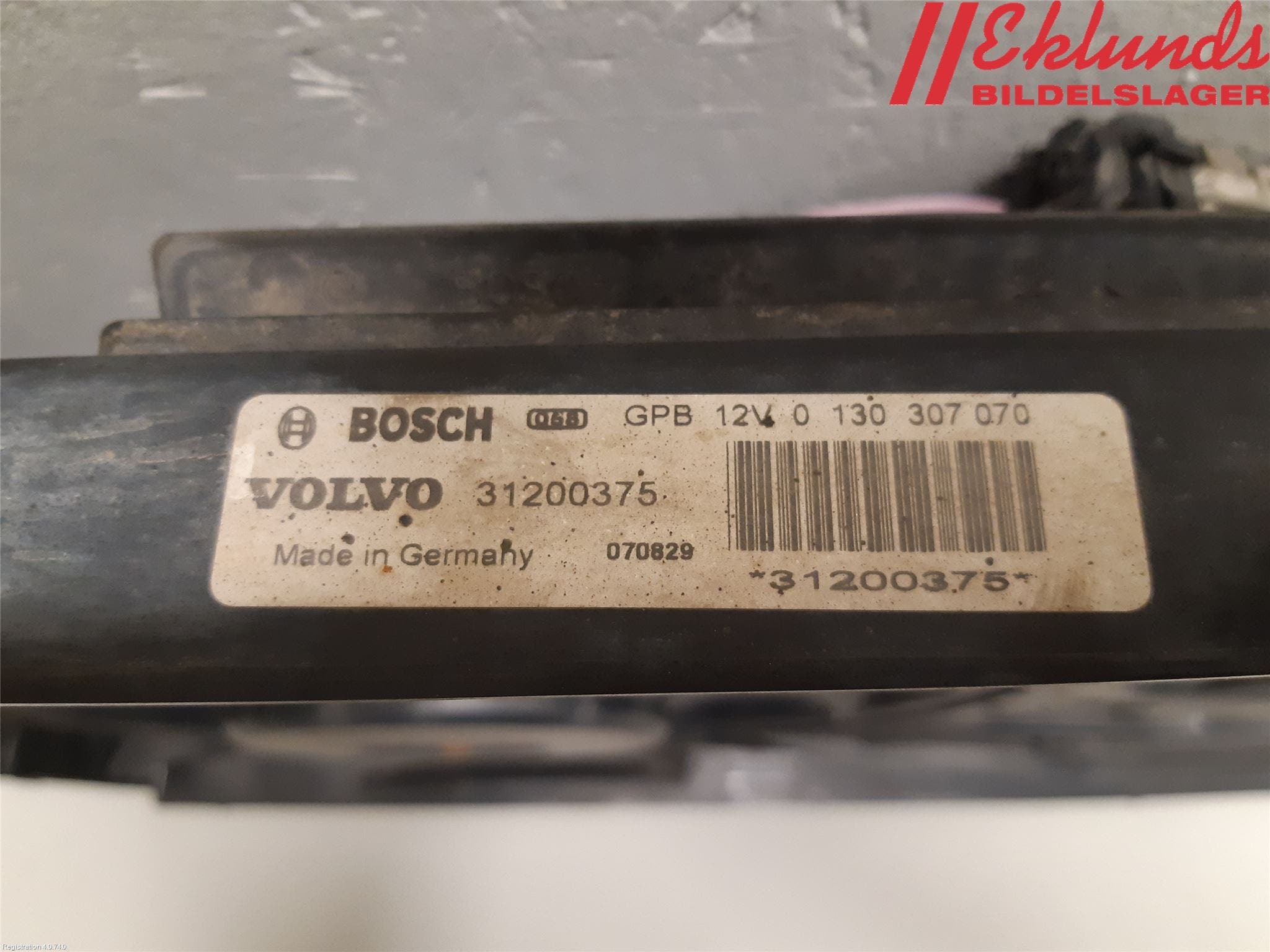 Volvo V70 08-13 Kylfläkt El