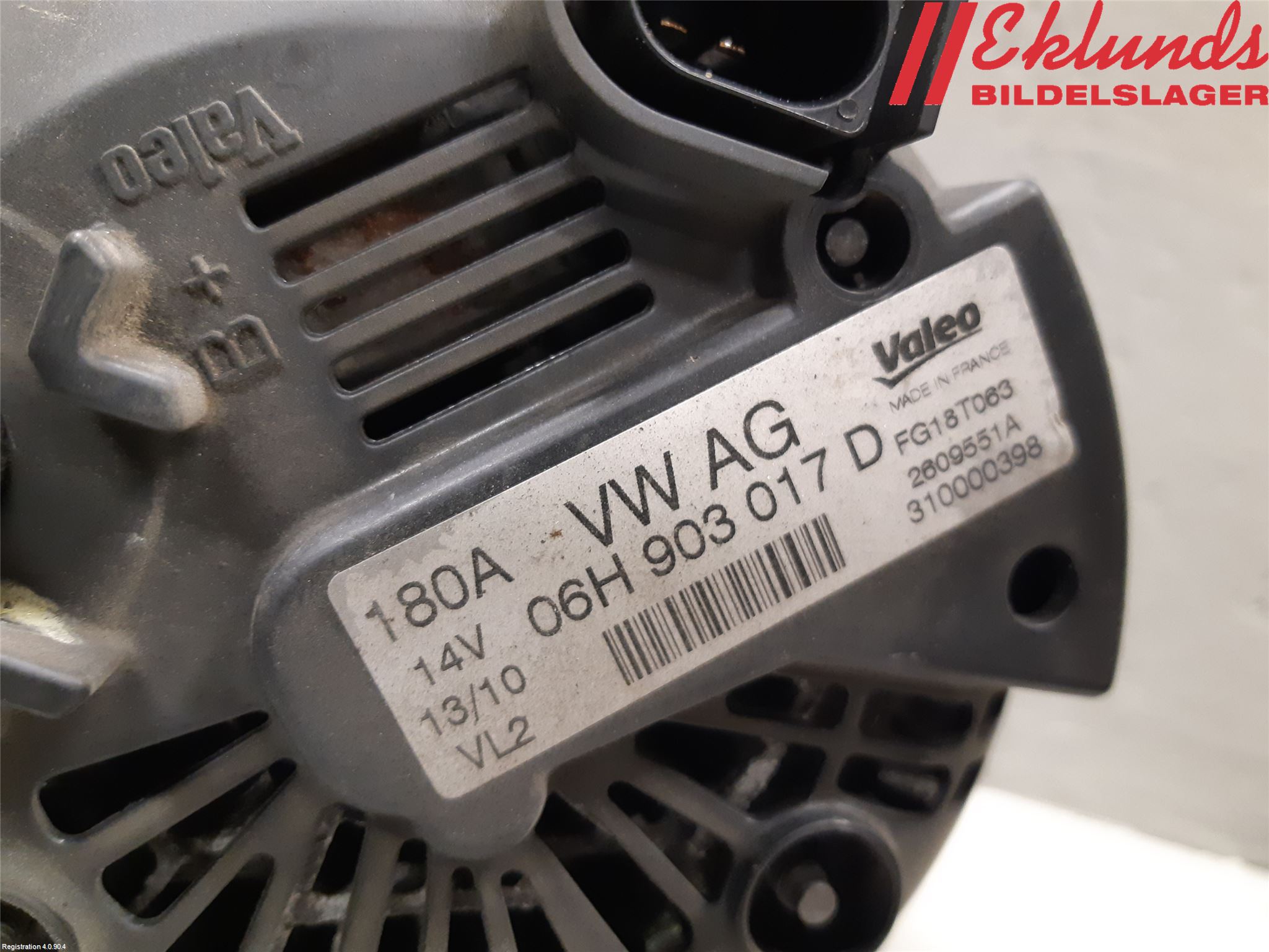 Audi A4/S4 08-11 Generator