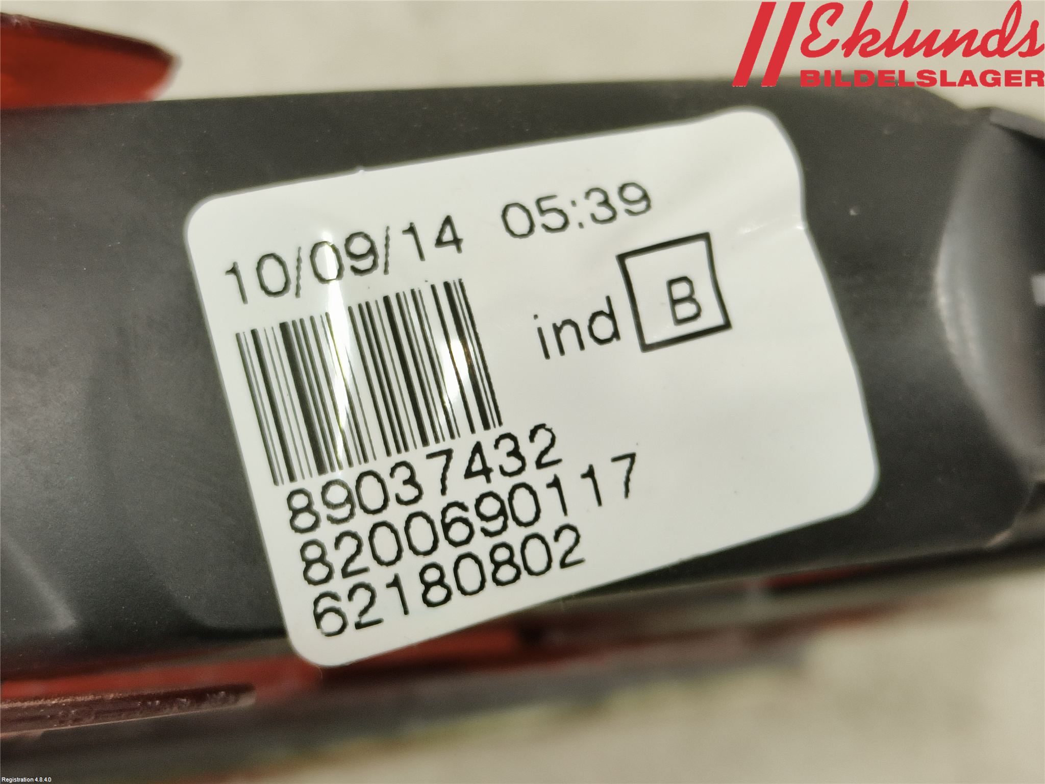 Dacia DOKKER 13- Bromsljus Bakruta