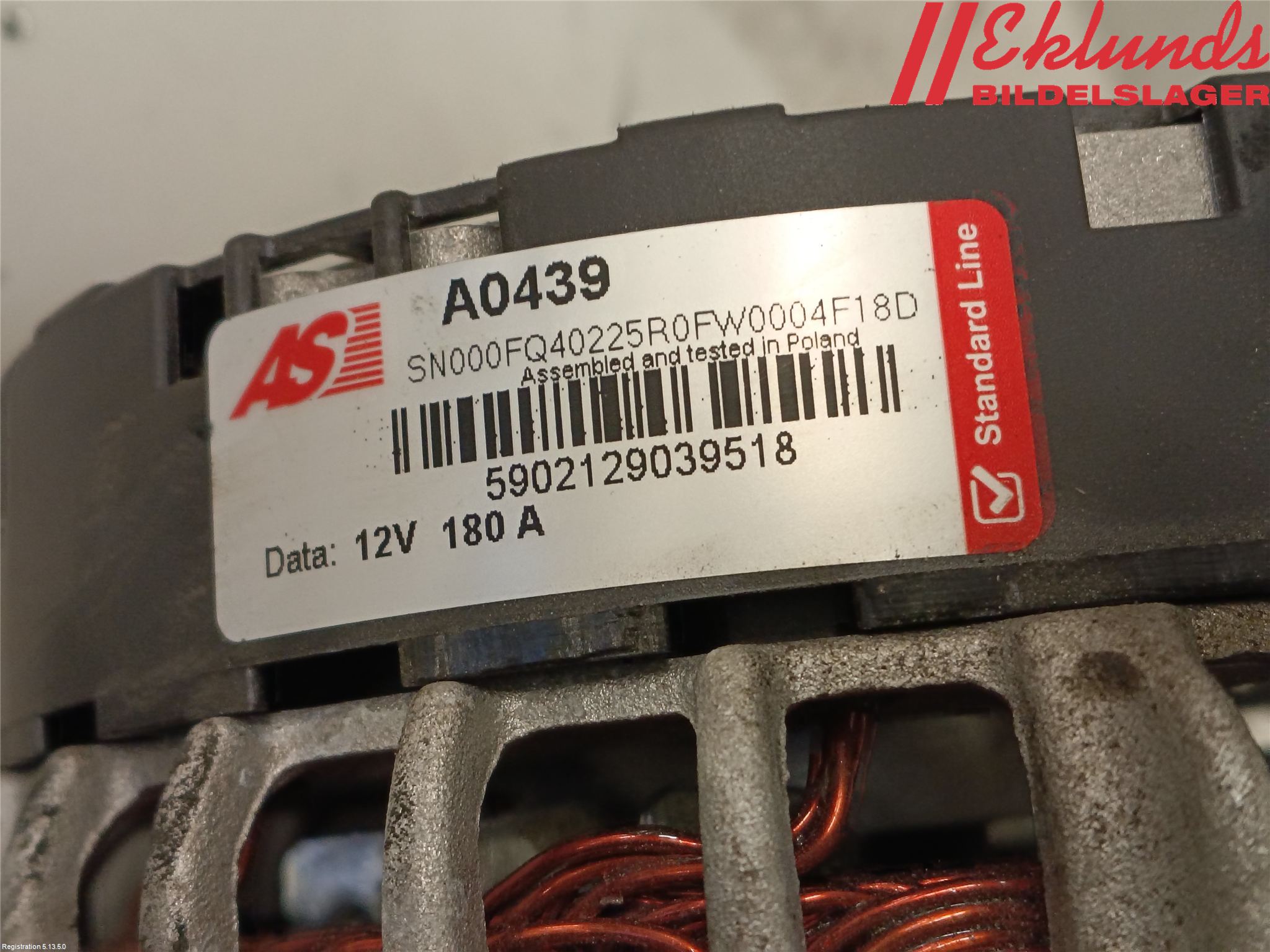Volvo V60 11-13 Generator